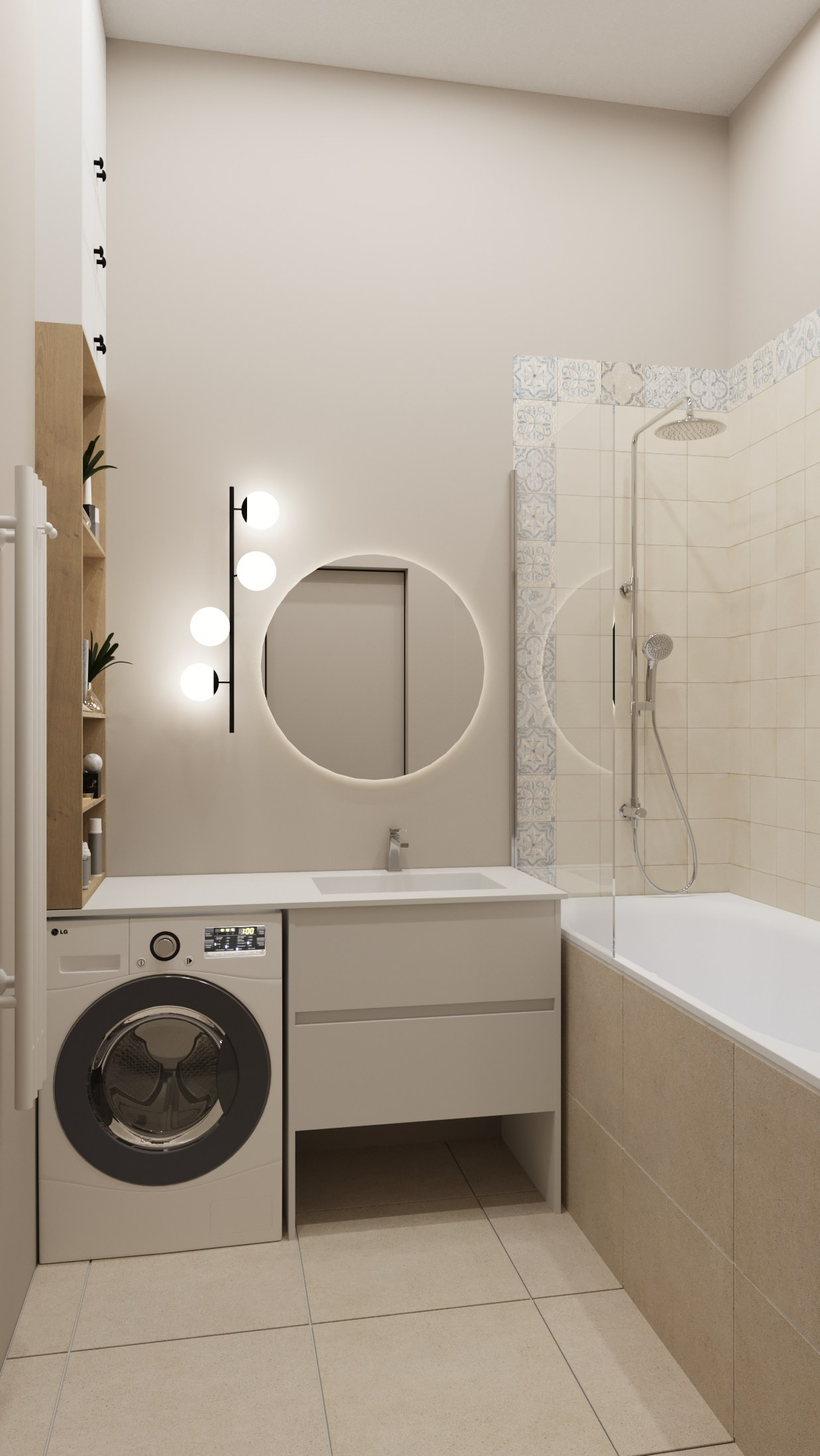 Дизайн квартиры для мамы и сына: два разных характера в одной гармоничной стилистике. Мастерская Добрых Интерьеров Александра и Аллы Добряк