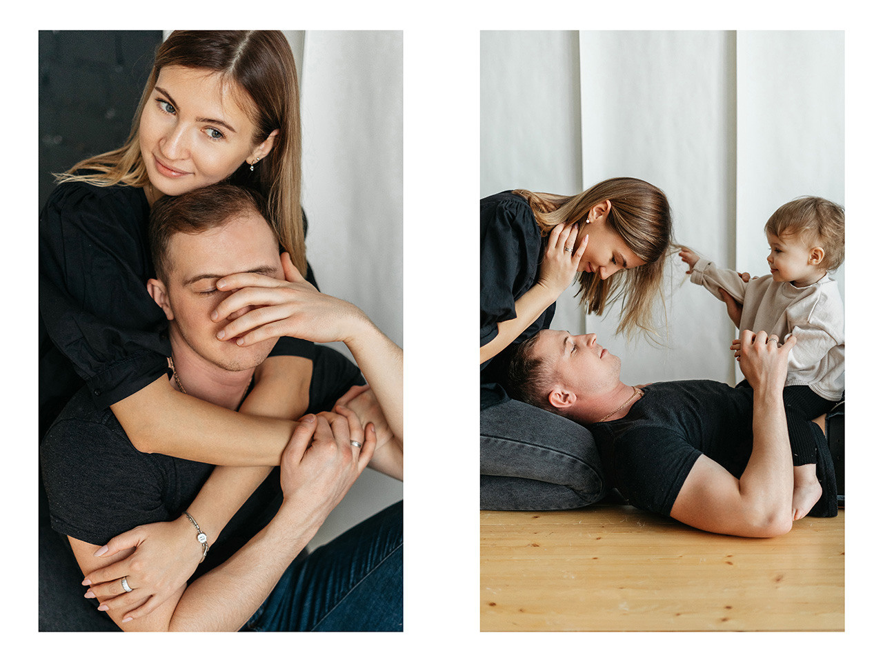 Семья. Студия. Григорий и Ольга Насинник — свадебный фотограф Архангельск