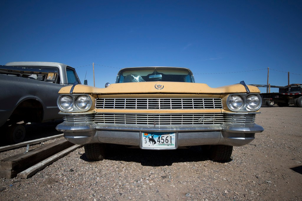 Ретро- авторазборка, США, 2013. Фотограф Василий Буланов