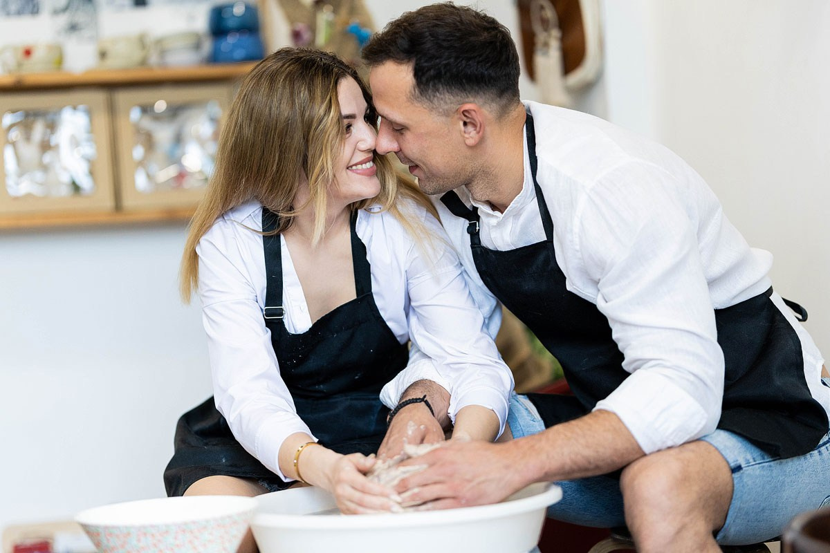 Семейные истории в гончарной мастерской. Детский и семейный фотограф Домодедово