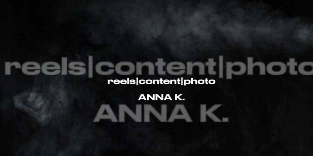 Reelsmaker-videographer-photographer Анна Квашнина
