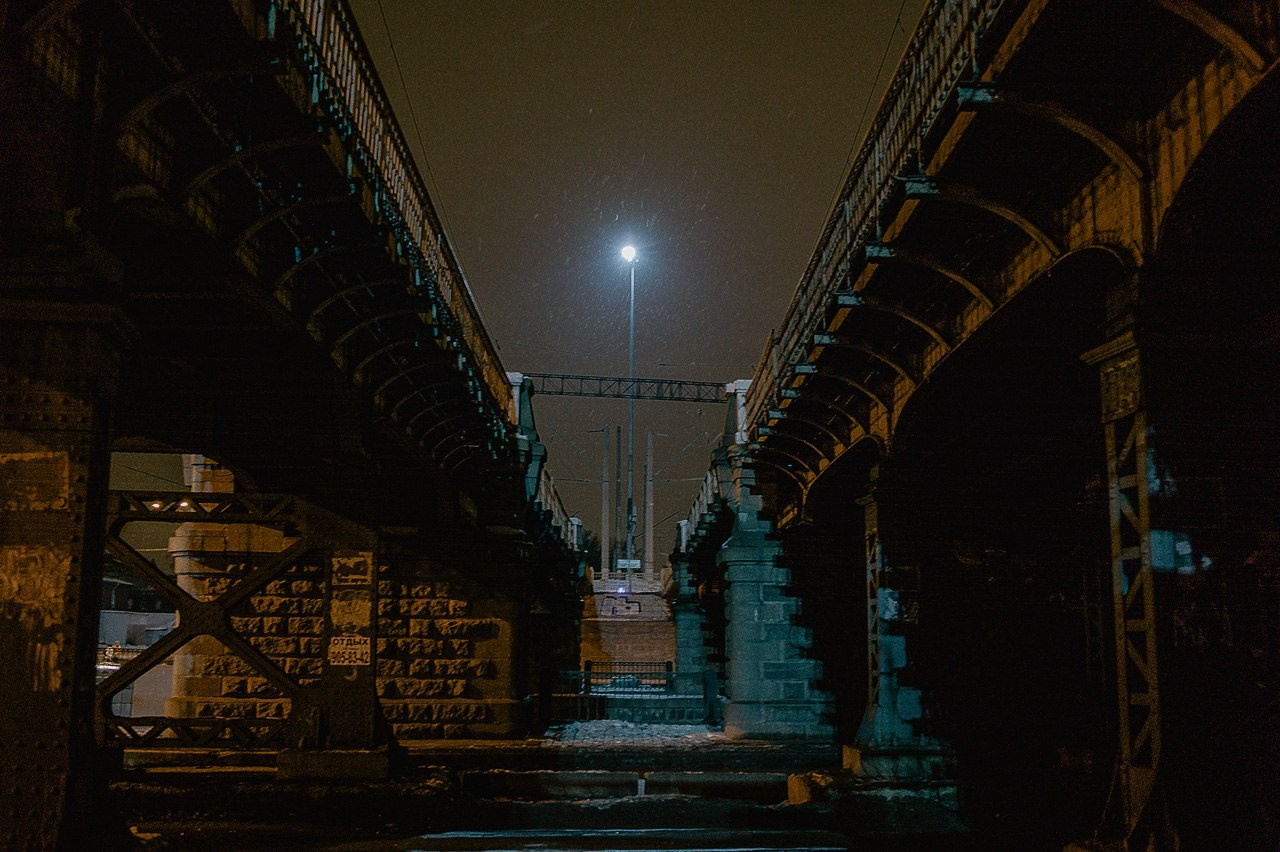 SaintP. night. Фотограф Cyberkyrie