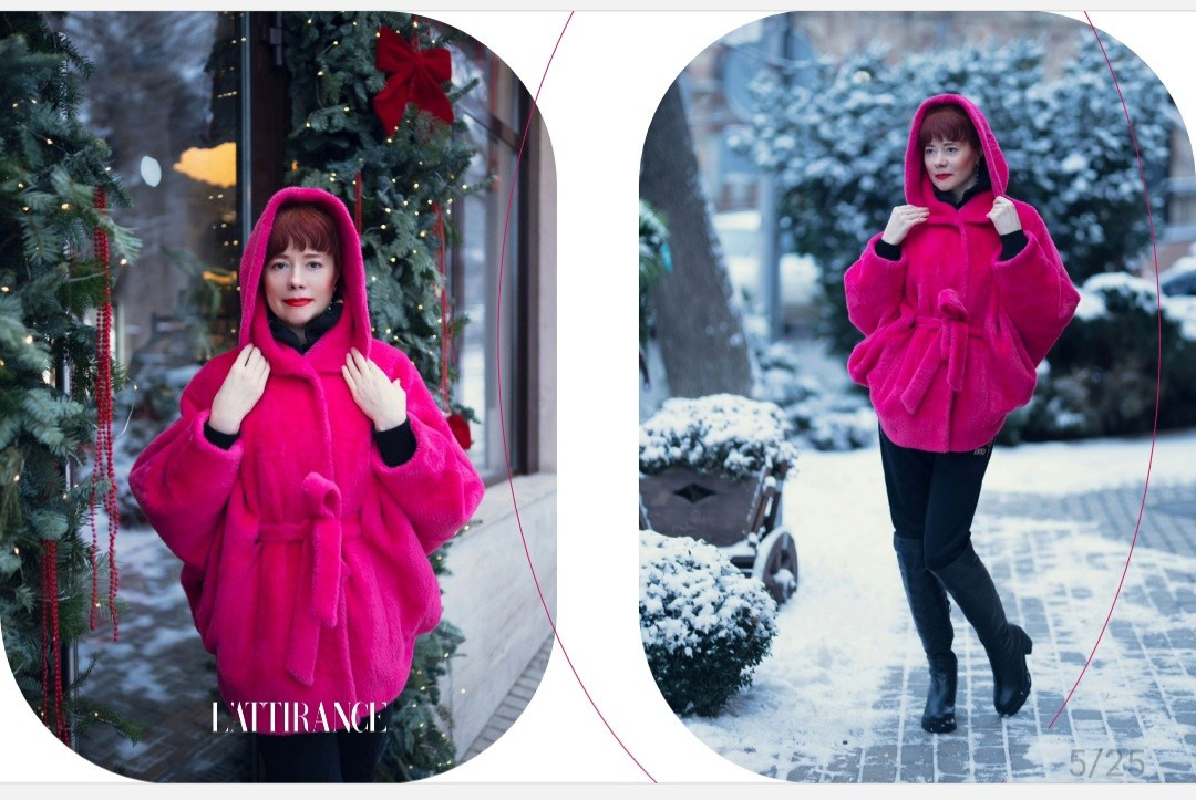 Svetlana Fatyanova icon. Model: Svetlana Fatyanova, magazine L'ATTIRANCE, January, 2026