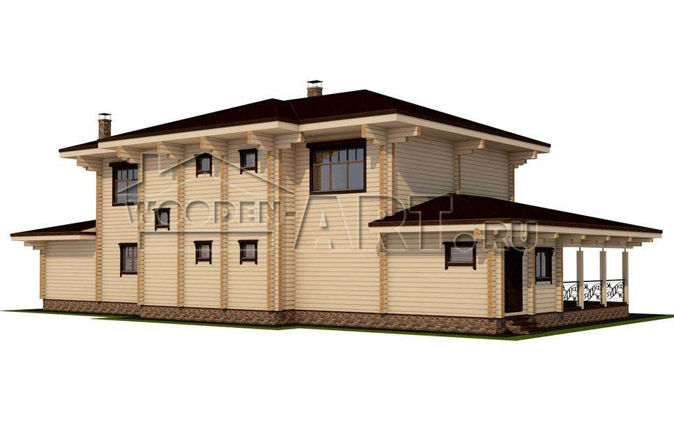 «Ильинское» 489 кв. м. Проекты деревянных домов