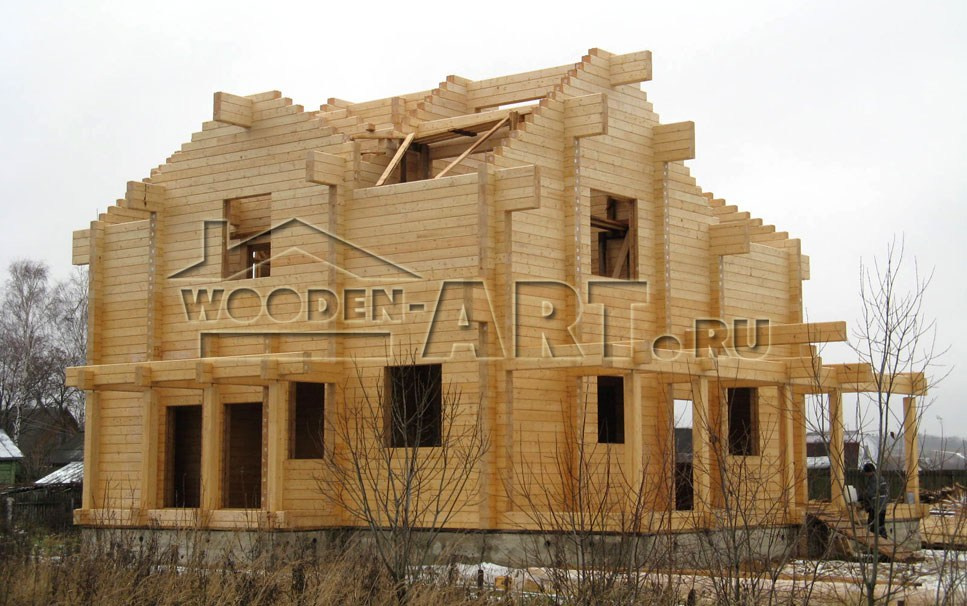 «Рыбушкино» 249 кв. м. Проекты деревянных домов