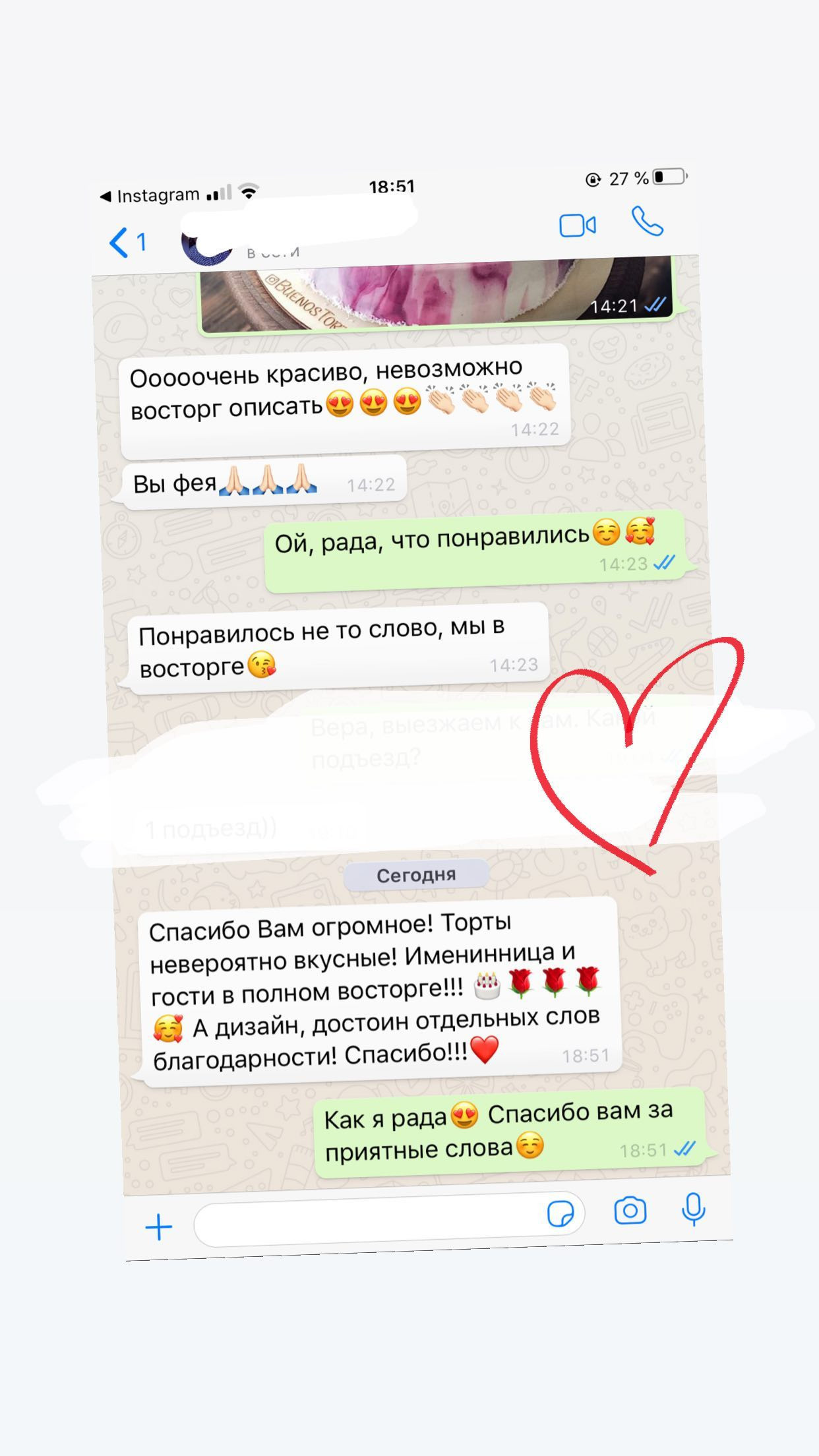 Отзывы о моих тортах. Кондитер Наталья Ташматова