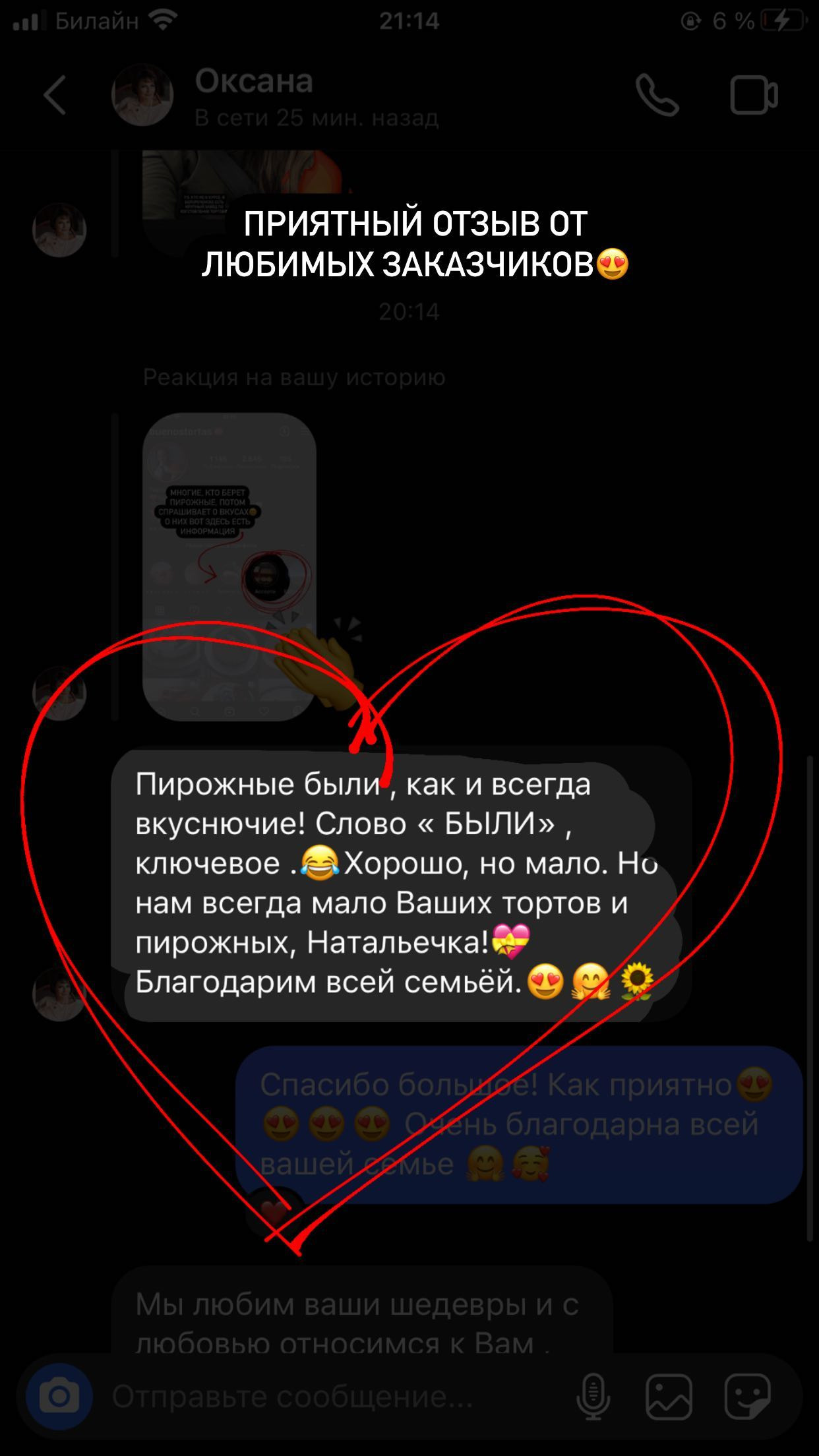 Отзывы о моих тортах. Кондитер Наталья Ташматова