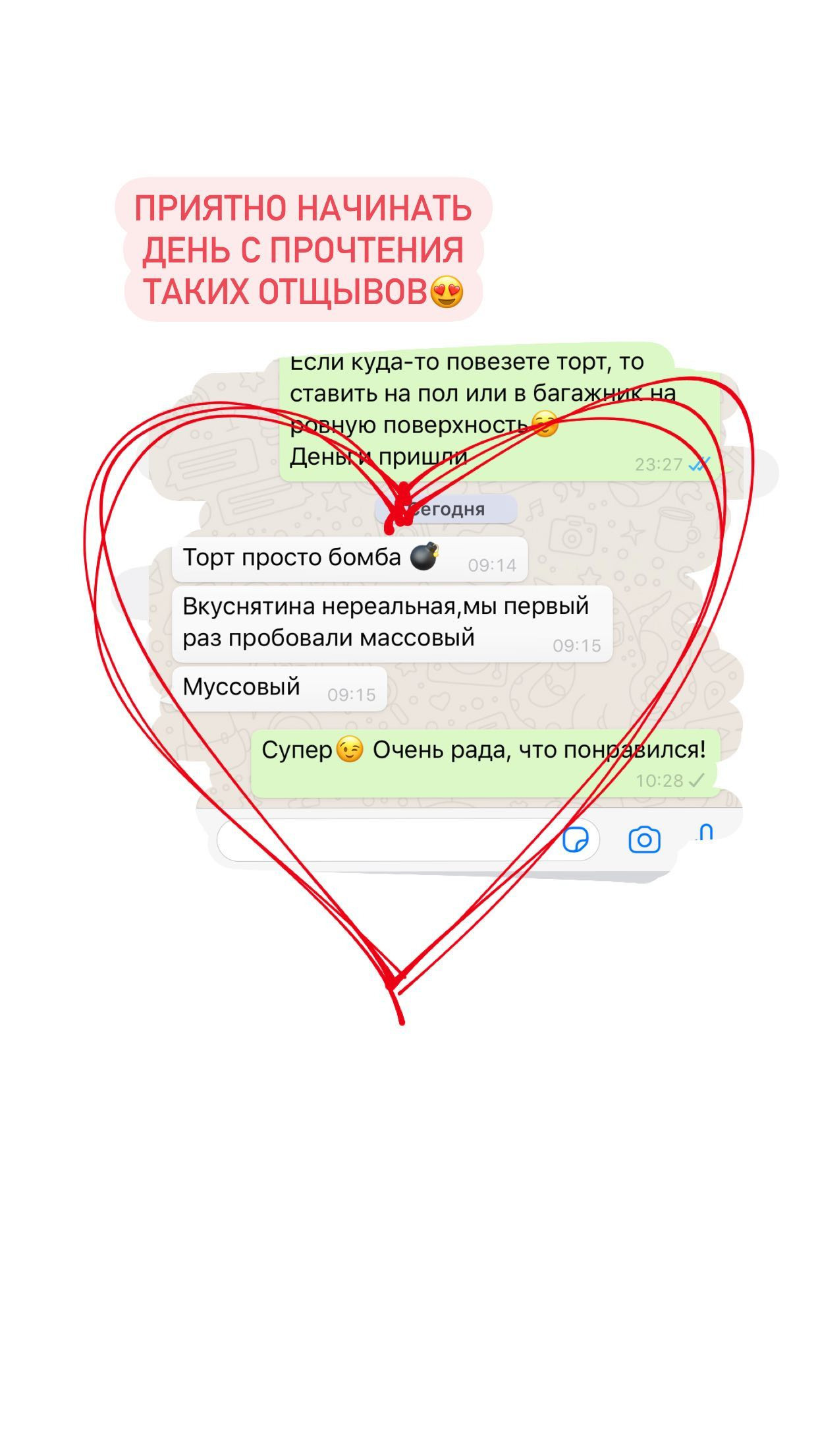 Отзывы о моих тортах. Кондитер Наталья Ташматова