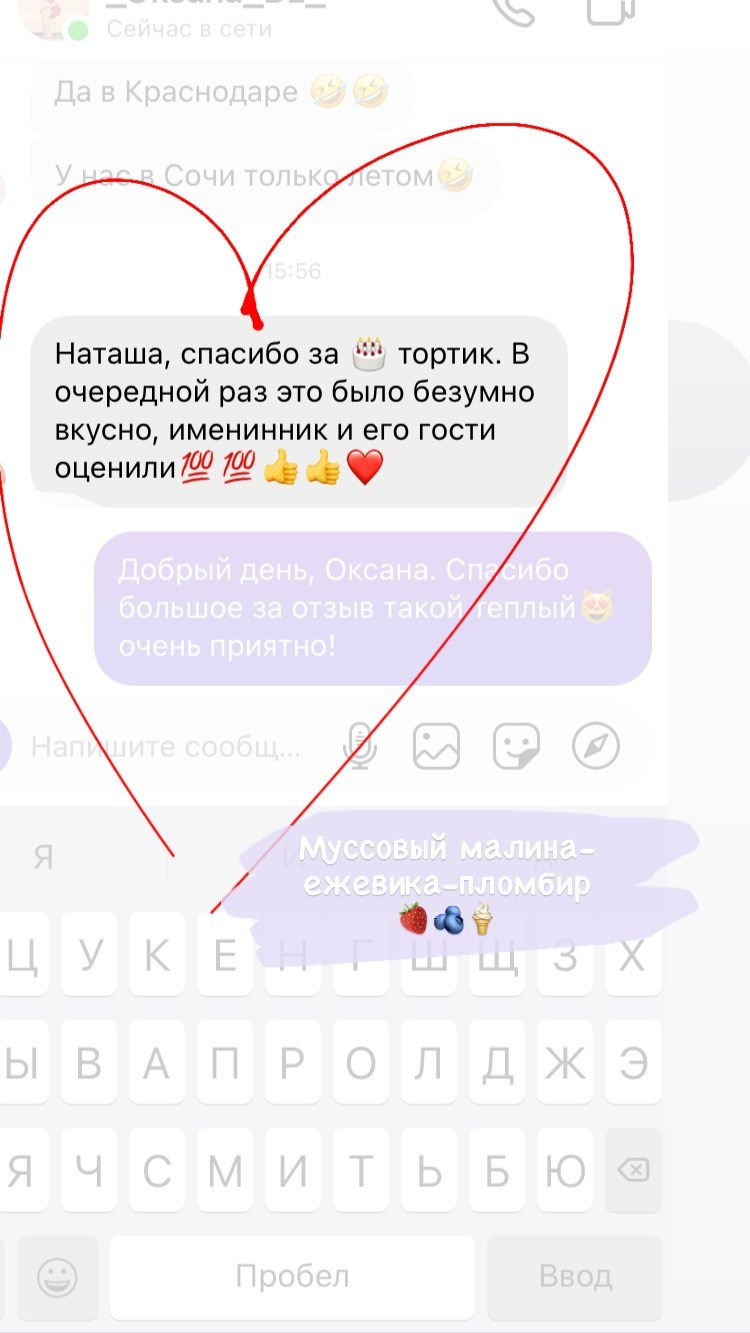 Отзывы о моих тортах. Кондитер Наталья Ташматова