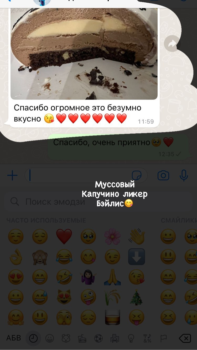 Отзывы о моих тортах. Кондитер Наталья Ташматова