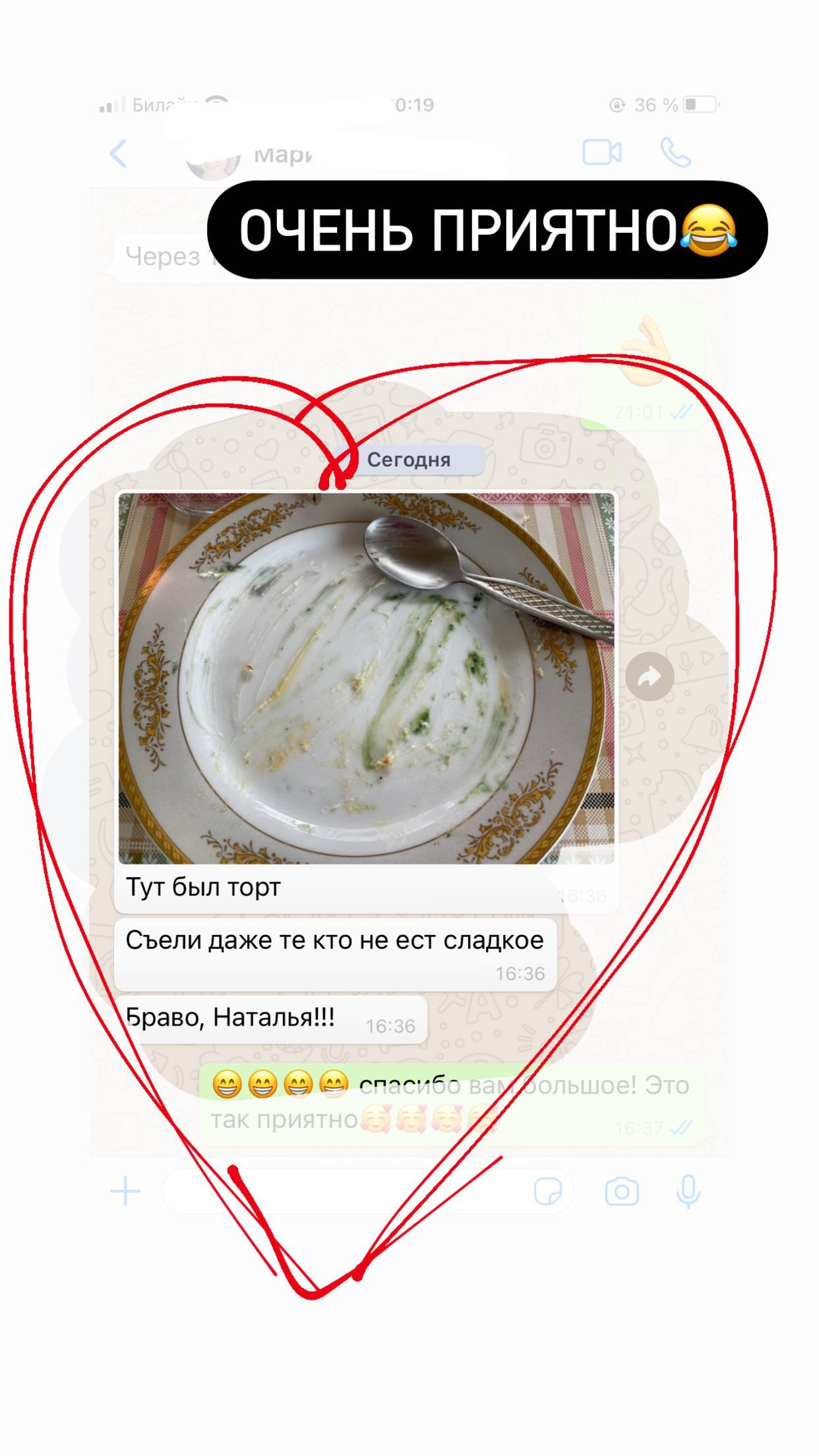 Отзывы о моих тортах. Кондитер Наталья Ташматова