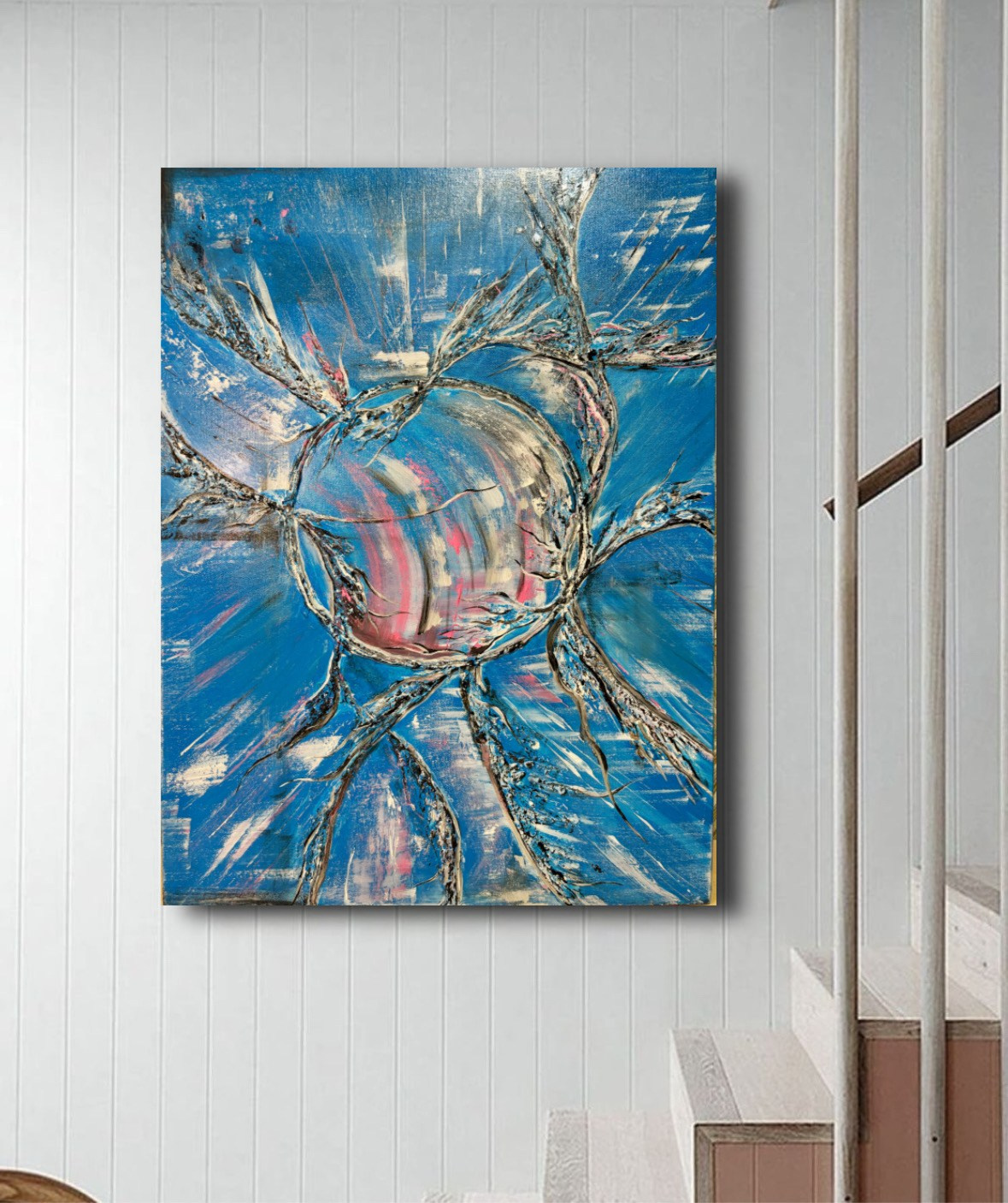 Картина «Падающая луна» 50×70. Художник Виктория Руш из Москвы