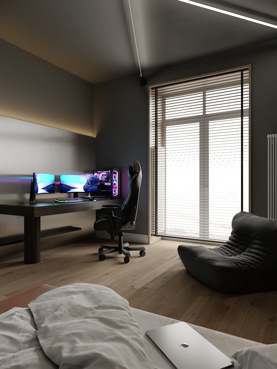 Четырехкомнатная квартира ЖК «Преображенский» г. Красноярск. Дизайн интерьера от Дмитрия Баландина