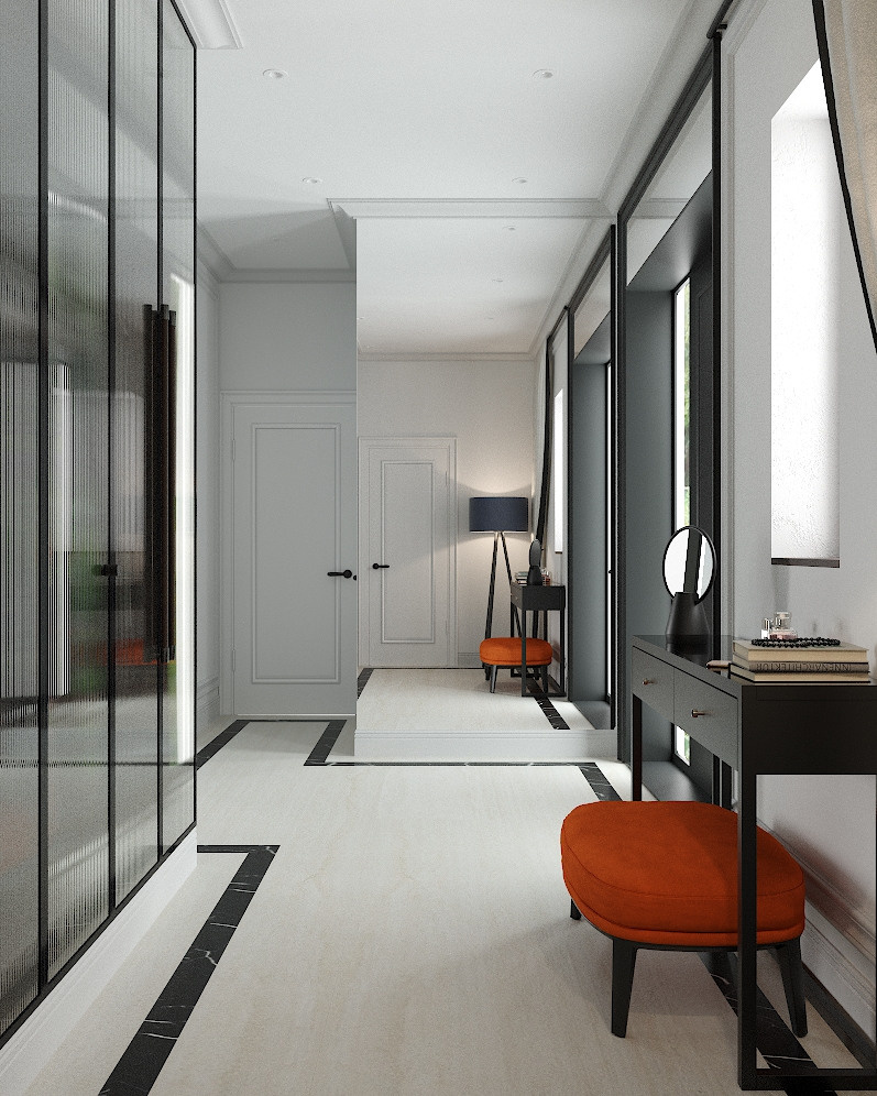 Двухэтажный дом в пригороде Красноярска. Дизайн интерьера от Дмитрия Баландина