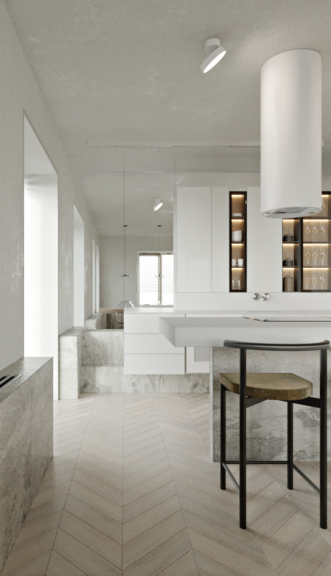 Двухкомнатная квартира ЖК «Южный Берег» г. Красноярск. Дизайн интерьера от Дмитрия Баландина