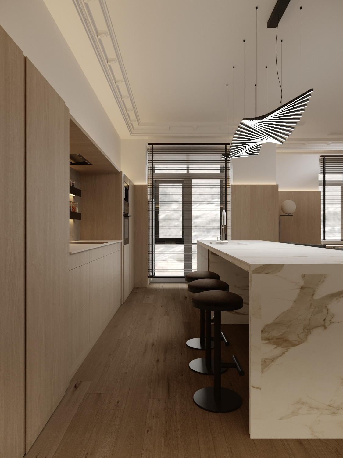 Четырехкомнатная квартира ЖК «Преображенский» г. Красноярск. Дизайн интерьера от Дмитрия Баландина