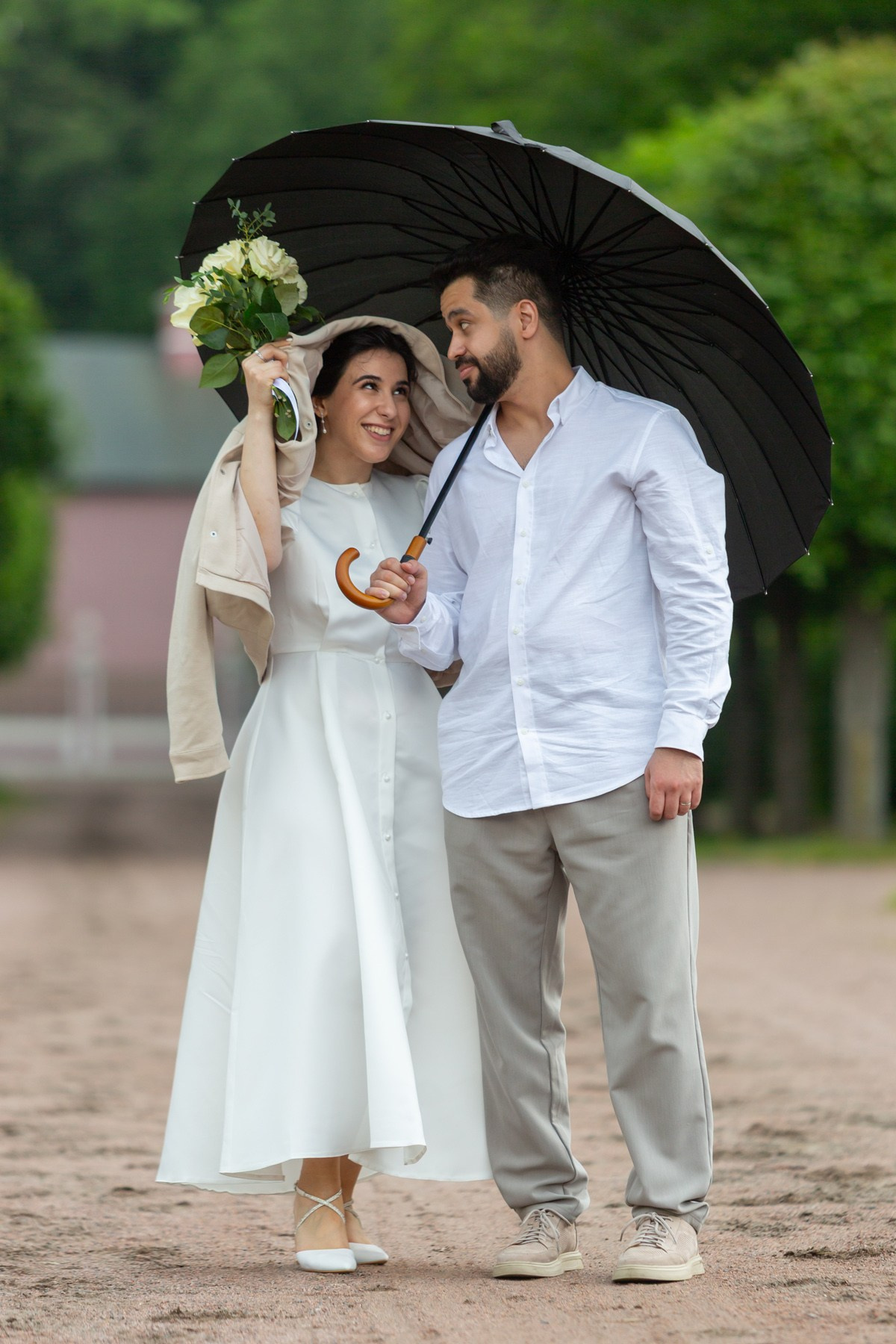 М + И (прогулка в Кусково). Портретные фотографы в Москве — Анна и Алексей Бородины