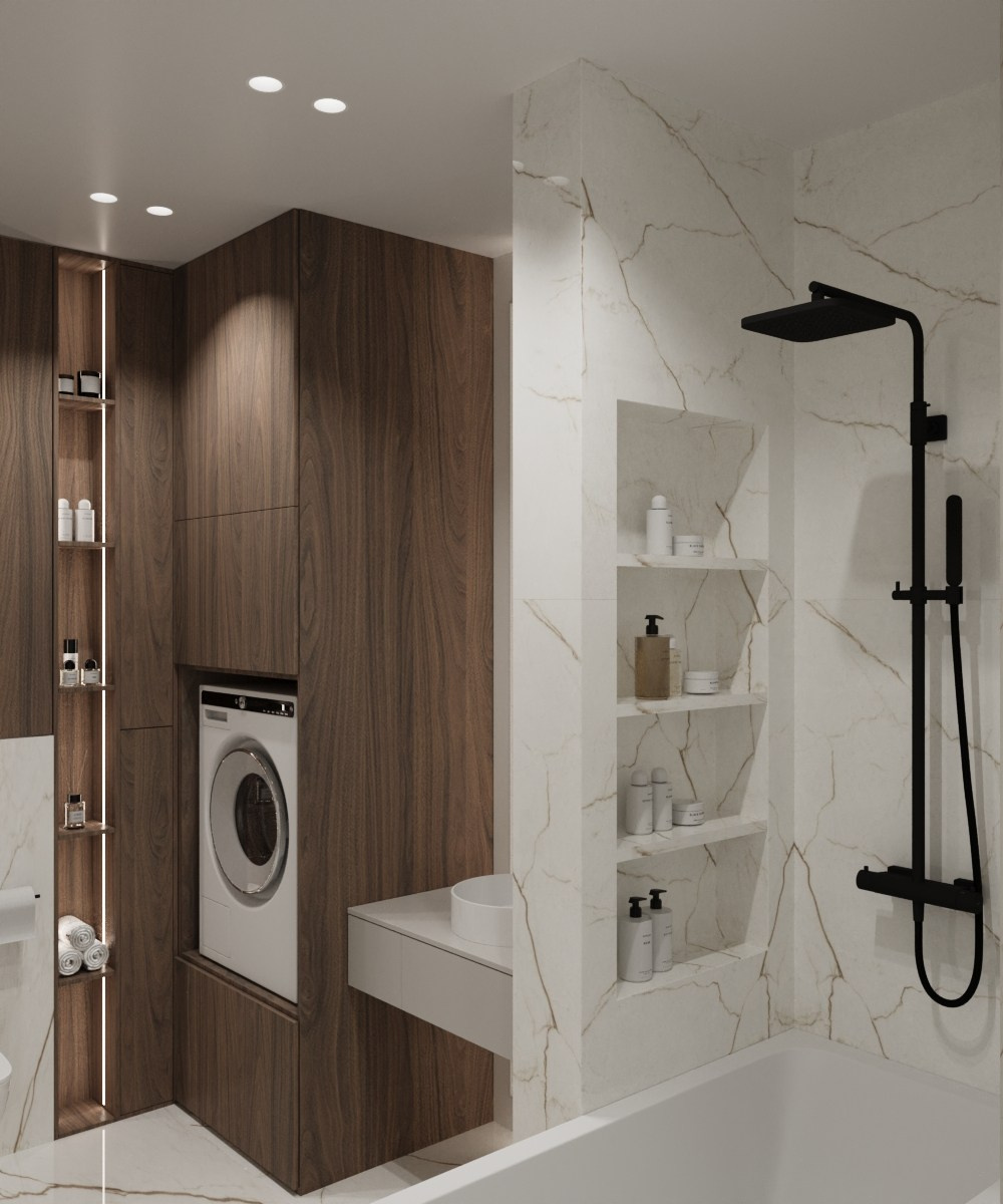 Квартира 52 кв. м. ЖК Сибиряков. Annything design