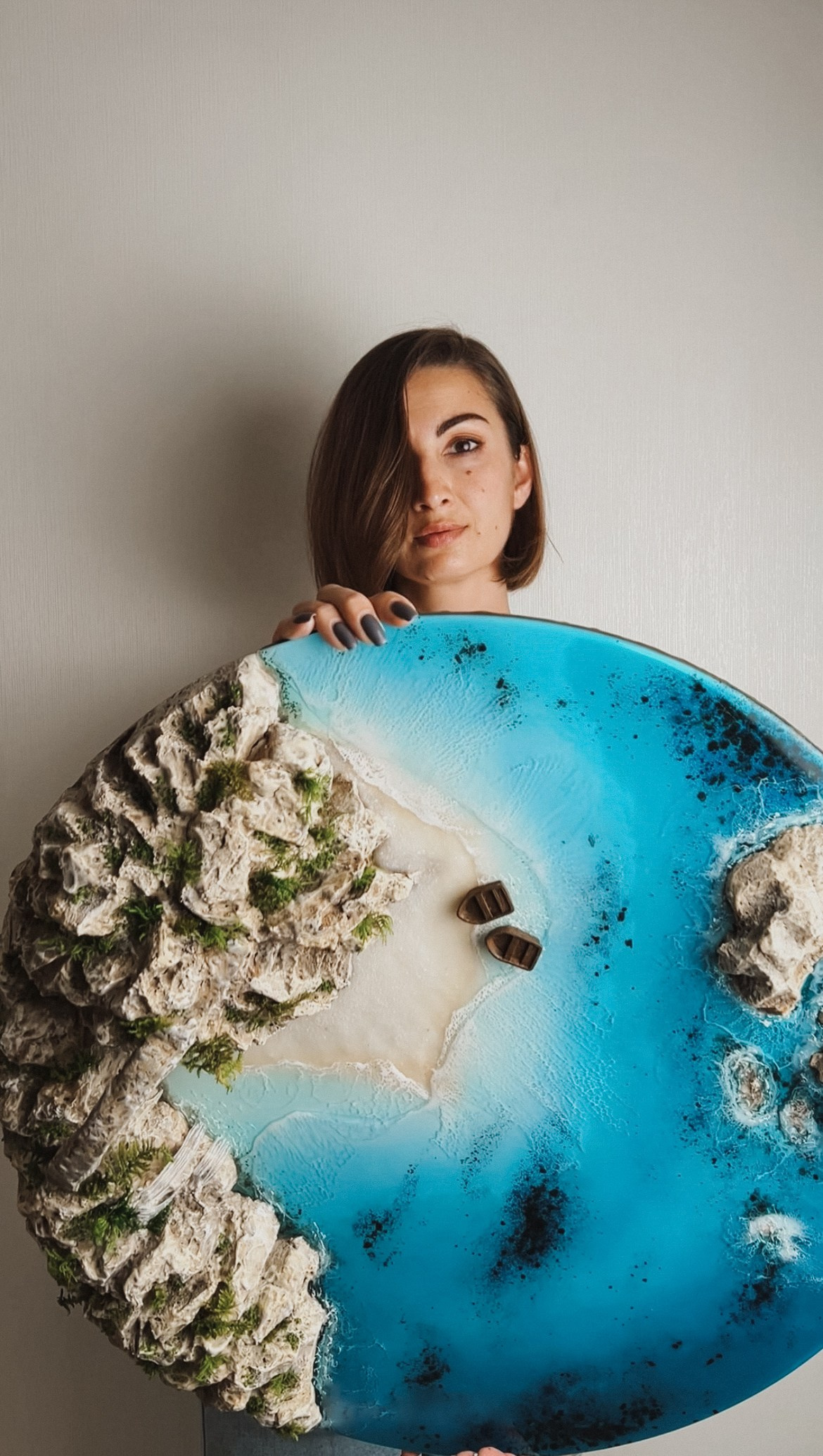 Эпоксидная смола. Seatales — эпоксидная смола и спиртовые чернила