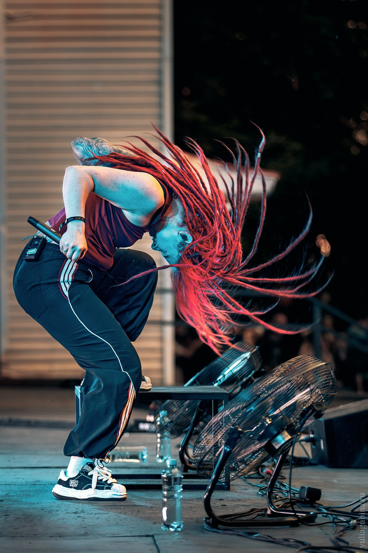 Ира Сиденко, вокал. Выступление BLACKPYRES на концерте STIGMATA, 01.06.24, Зеленый театр, Red Summer