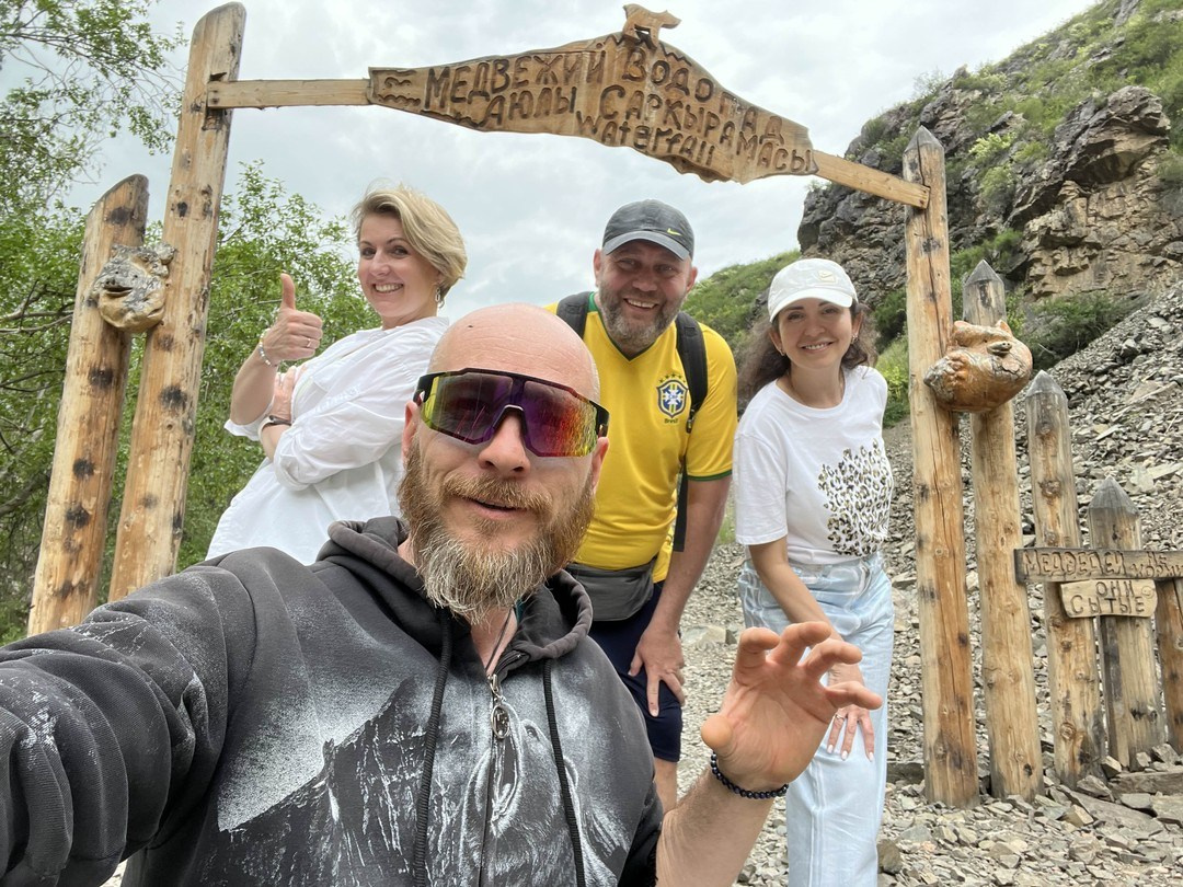 Медвежий водопад рядом с Алматы, Казахстан. Ущелье Тургень и водопад Тургеньский