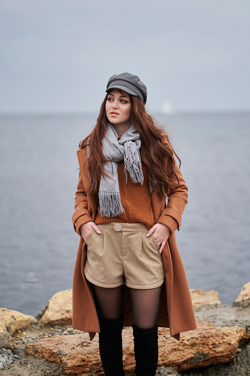 Фотосессия у моря с Анастасией. Портретный и свадебный фотограф в Крыму Аввакумов Максим