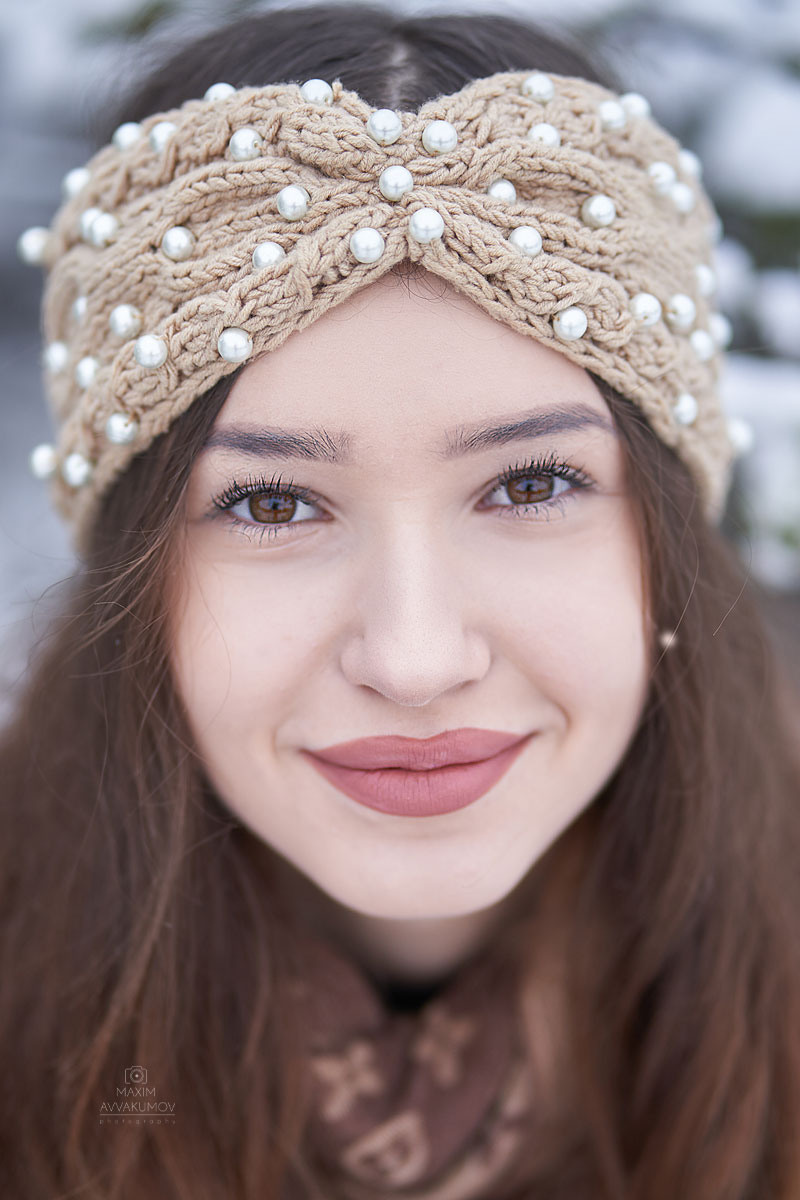 Снежная фотосессия в Крыму. Портретный и свадебный фотограф в Крыму Аввакумов Максим