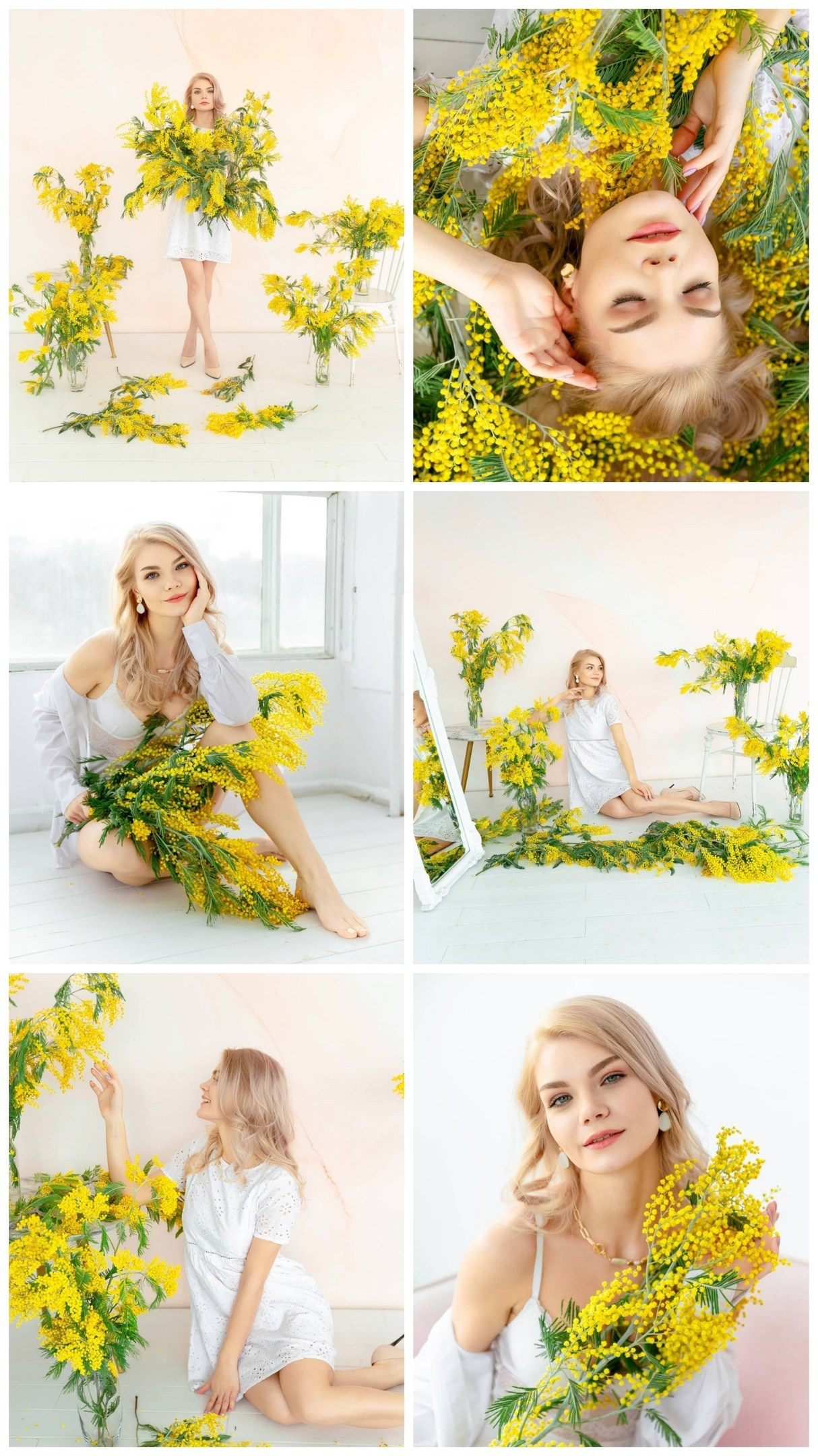 Рекомендации по выбору одежды на фотосессию с мимозой. Фотограф в Санкт-Петербурге, Анна Скворцова