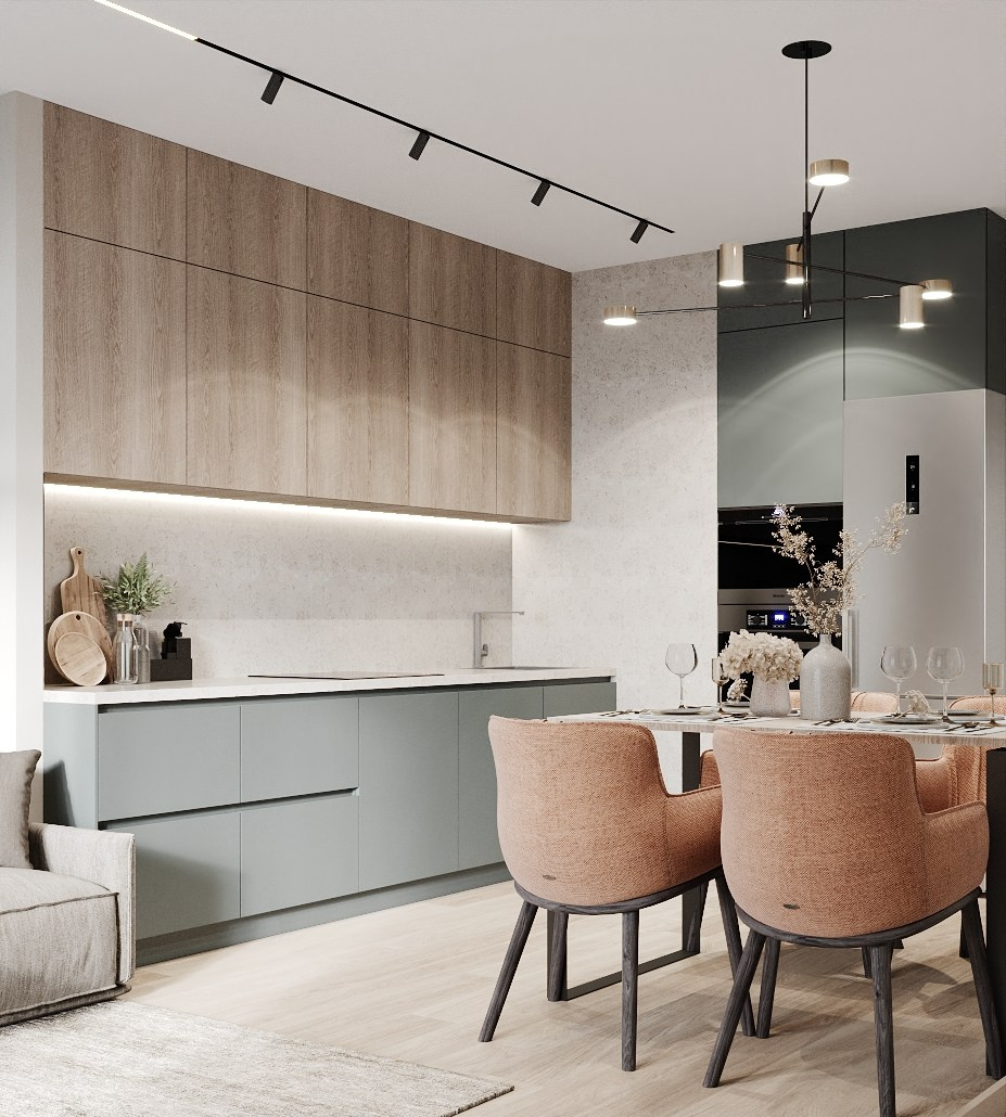 Квартира 75 м², Садовые Кварталы, г. Старый Оскол. Студия дизайна