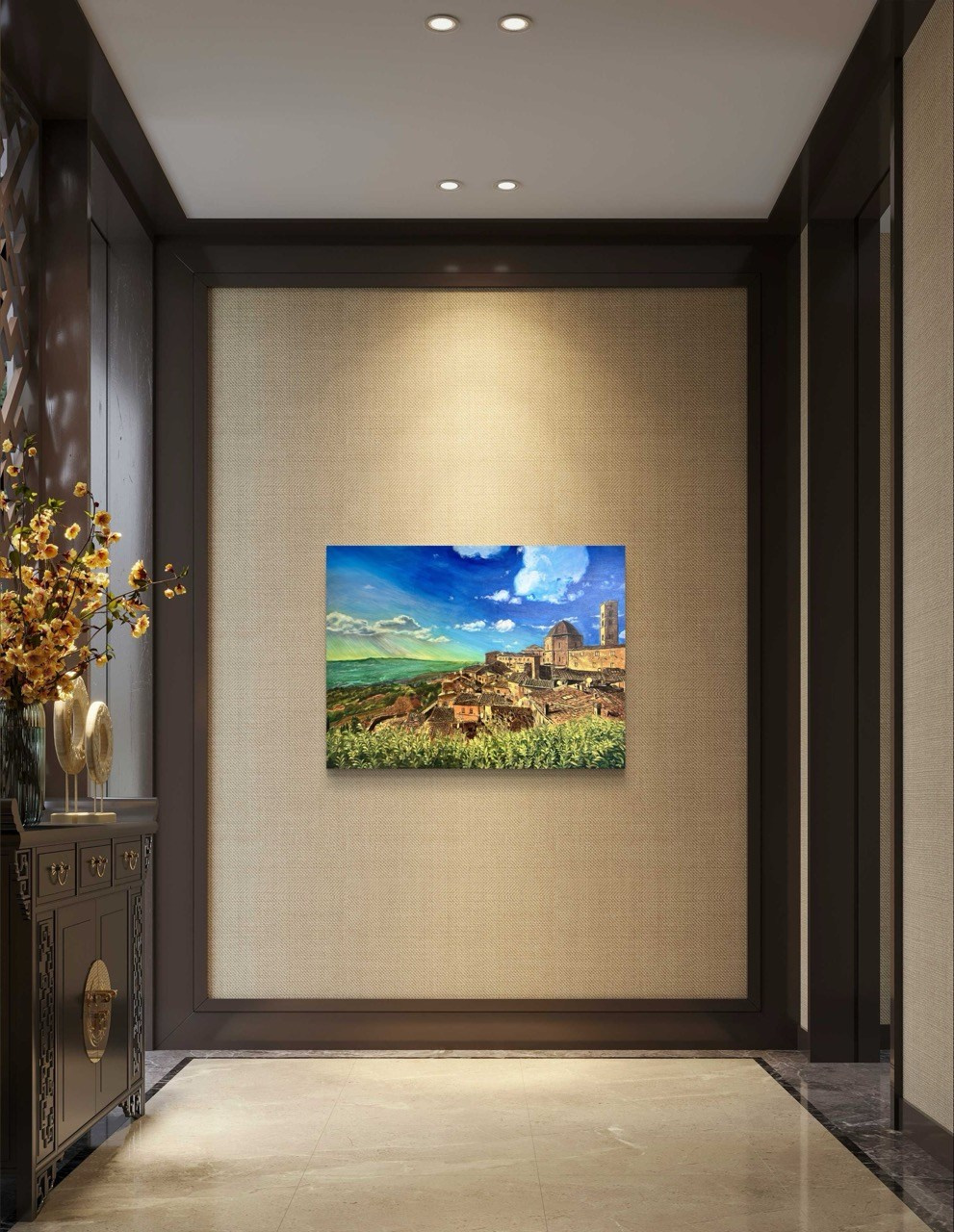 Серия «Города — великие творения рук человеческих». Картины пейзаж