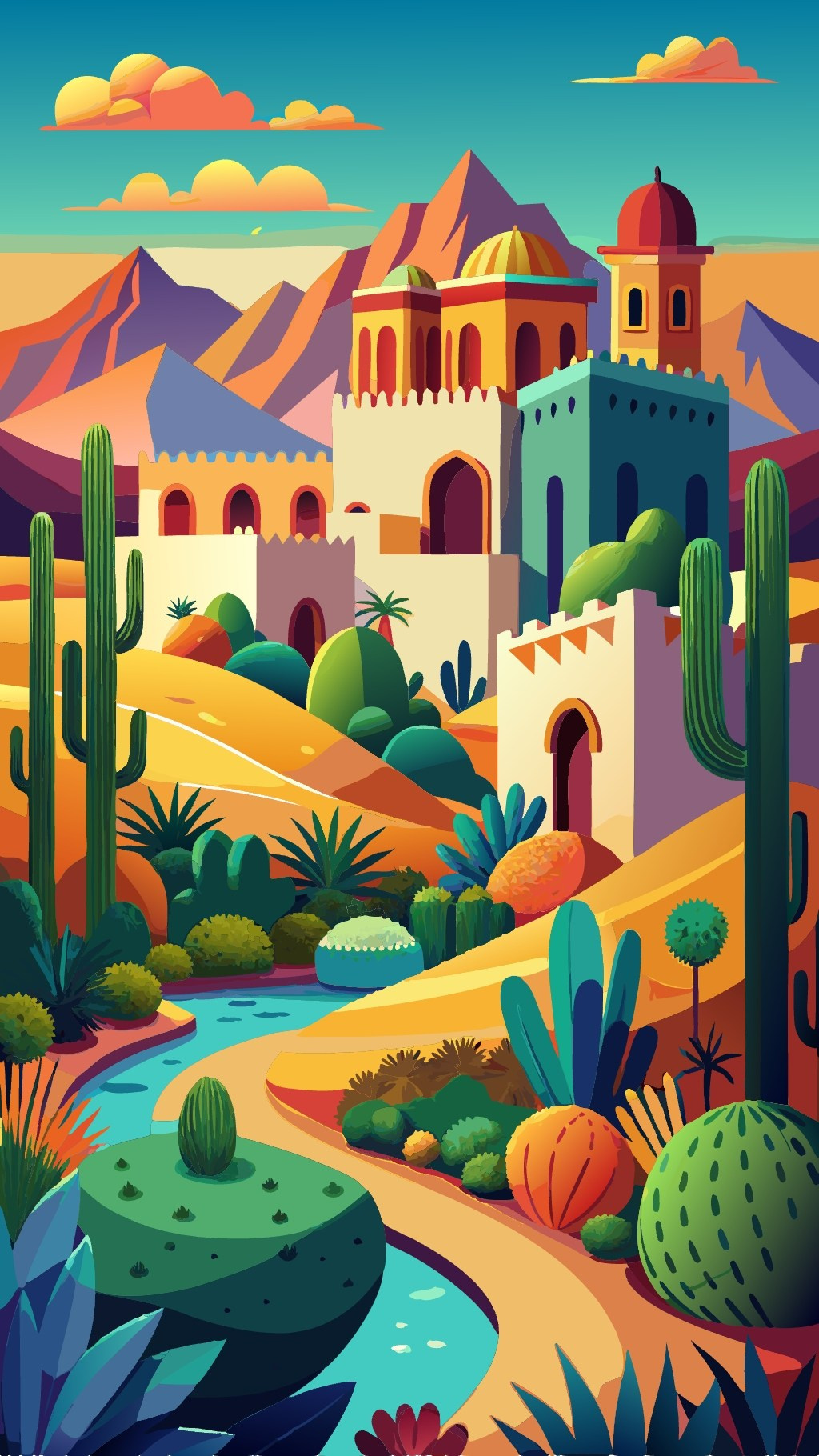 Иллюстрации совместно с ИИ. Grom Design