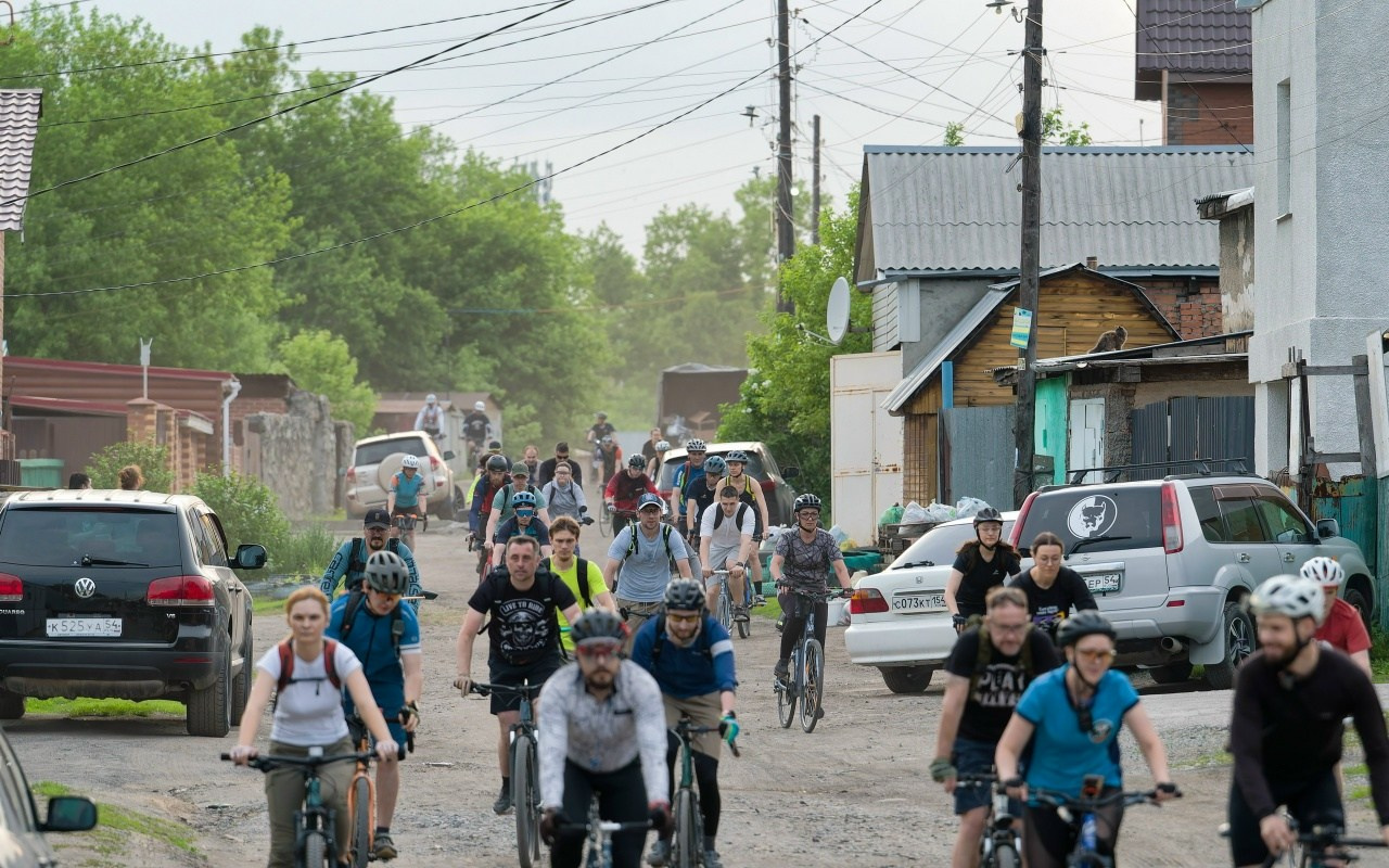 Вечерка по башням совместно с НВС (27 км). Новосибирское велосообщество #Навигаторовнаедет