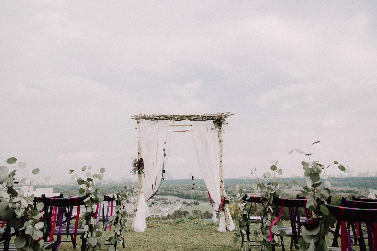 Шатер в Крылатском. Флорист Маргарита Гладкова