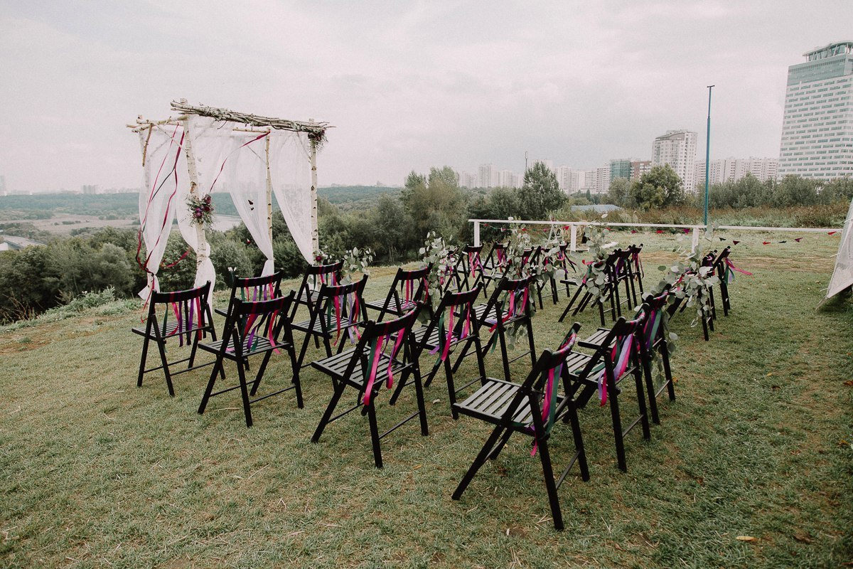 Оформление свадебной арки. Флорист Маргарита Гладкова