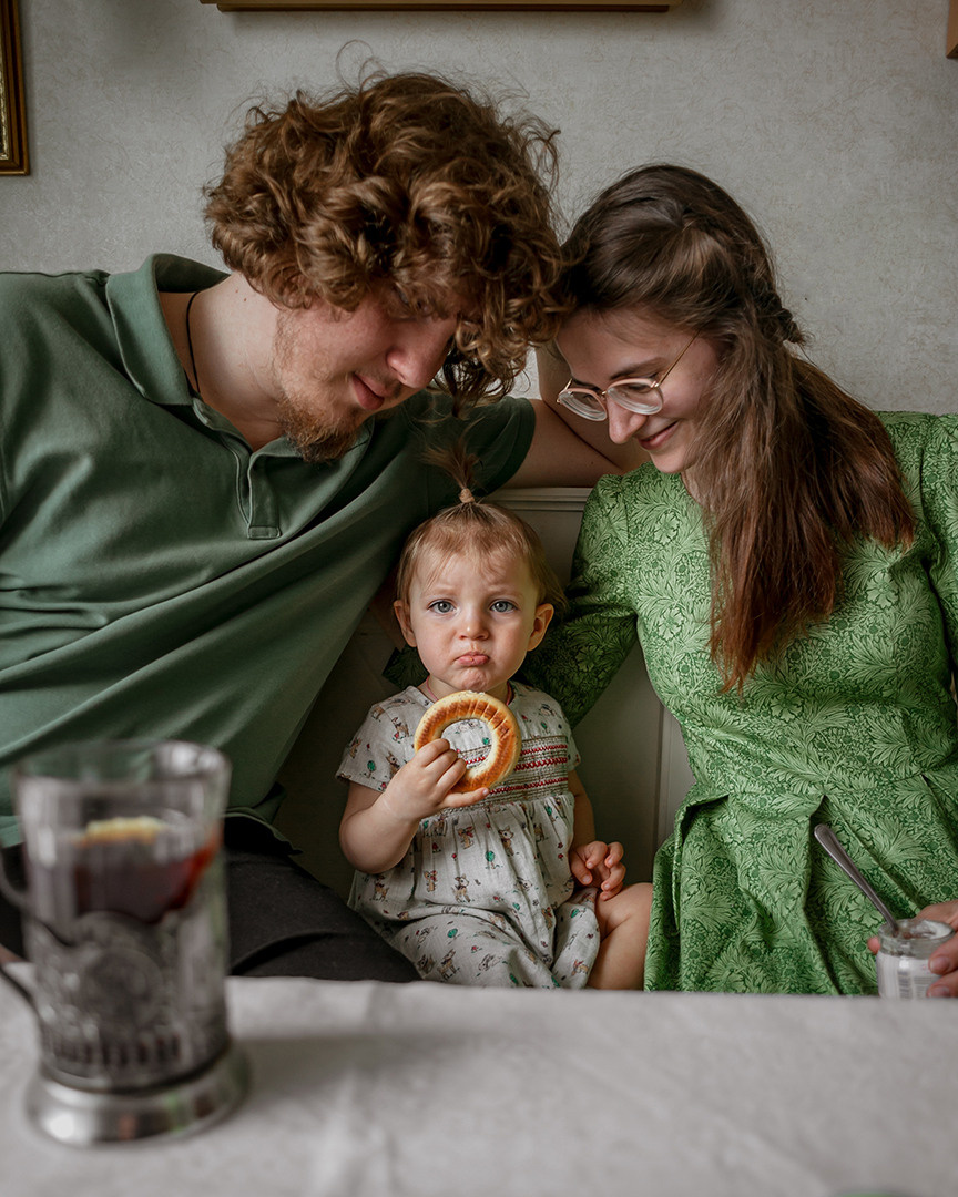 Семья Малютиных. Контент-фотограф в Москве Тима Забабурин