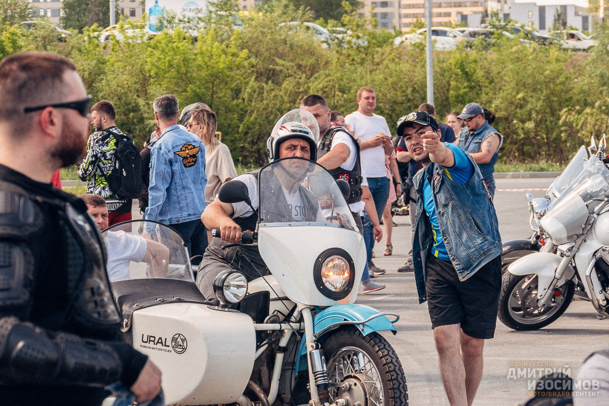 Слёт байкеров