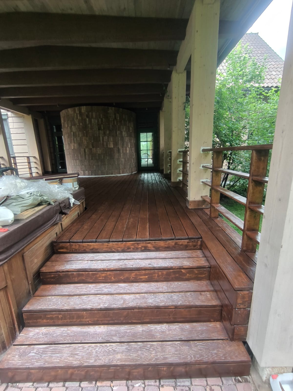 Объект МД-013 КП Графские пруды (полный ремонт террасы). Строительная компания «Милый дом» МД. Москва и Московская область