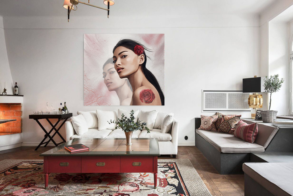 цифровой портрет, цифровая живопись, арт, цифровой коллаж, масляная живопись, портрет, картина маслом, цифровой портрет по фотографии, украшение интерьера