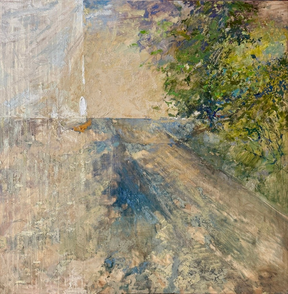 Абстракция живопись природа свет синий дерево лучи солнечная 