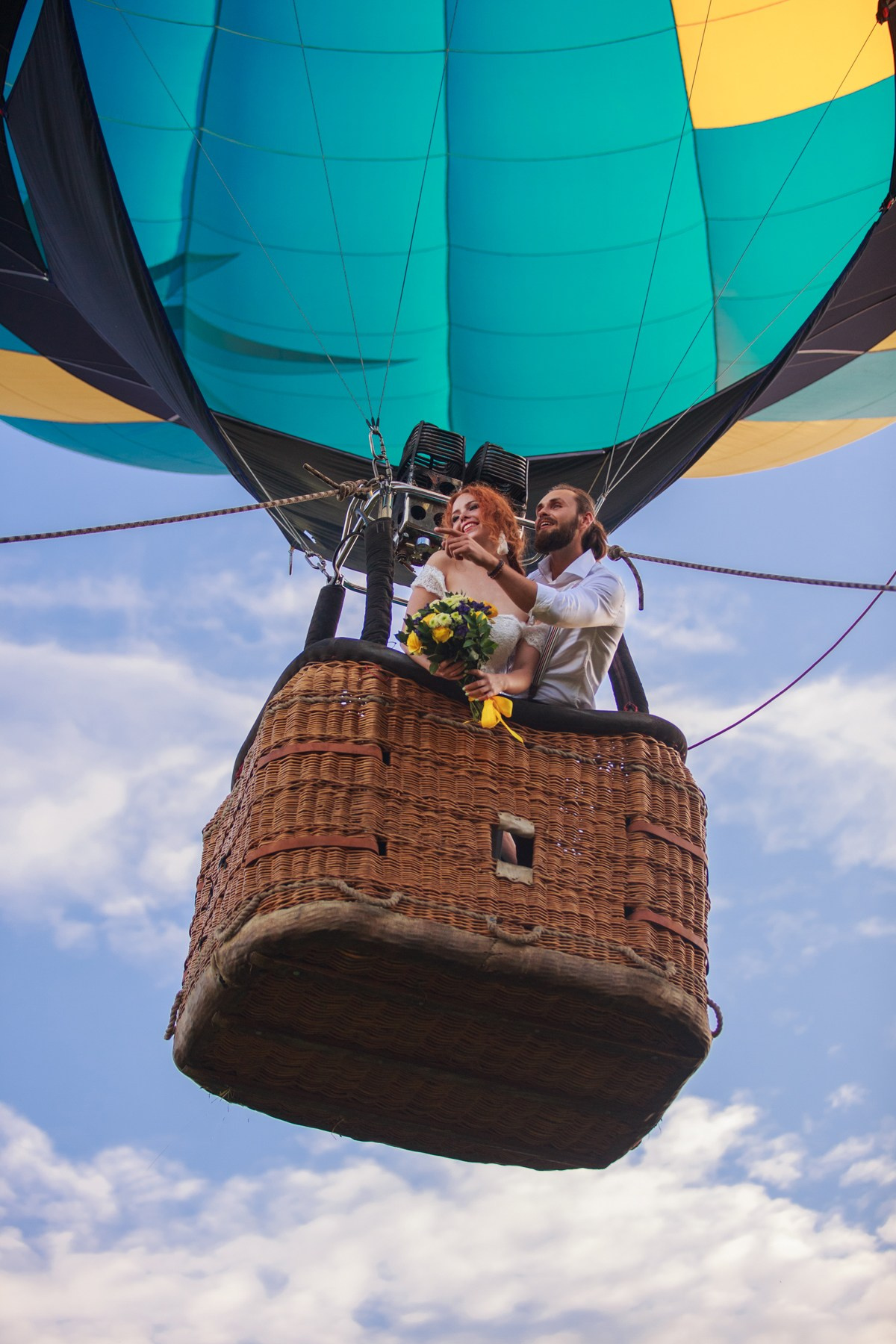 На большом воздушном шаре. Семейный и детский фотограф в Москве Мария Быкова