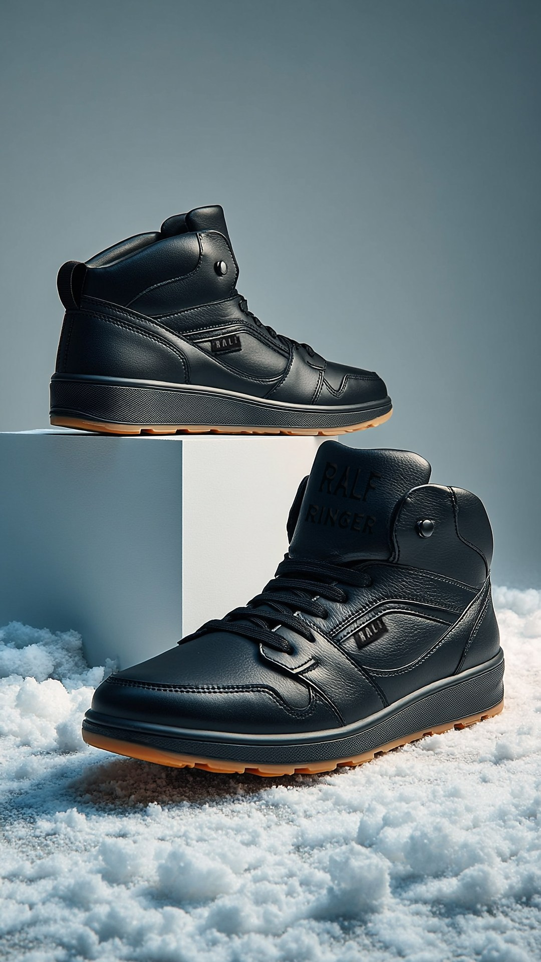 Коммерческий проект по внедрению реального товара для бренда обуви RALF ringer. Ekaterina Kiral — Visual Branding & AI Creation