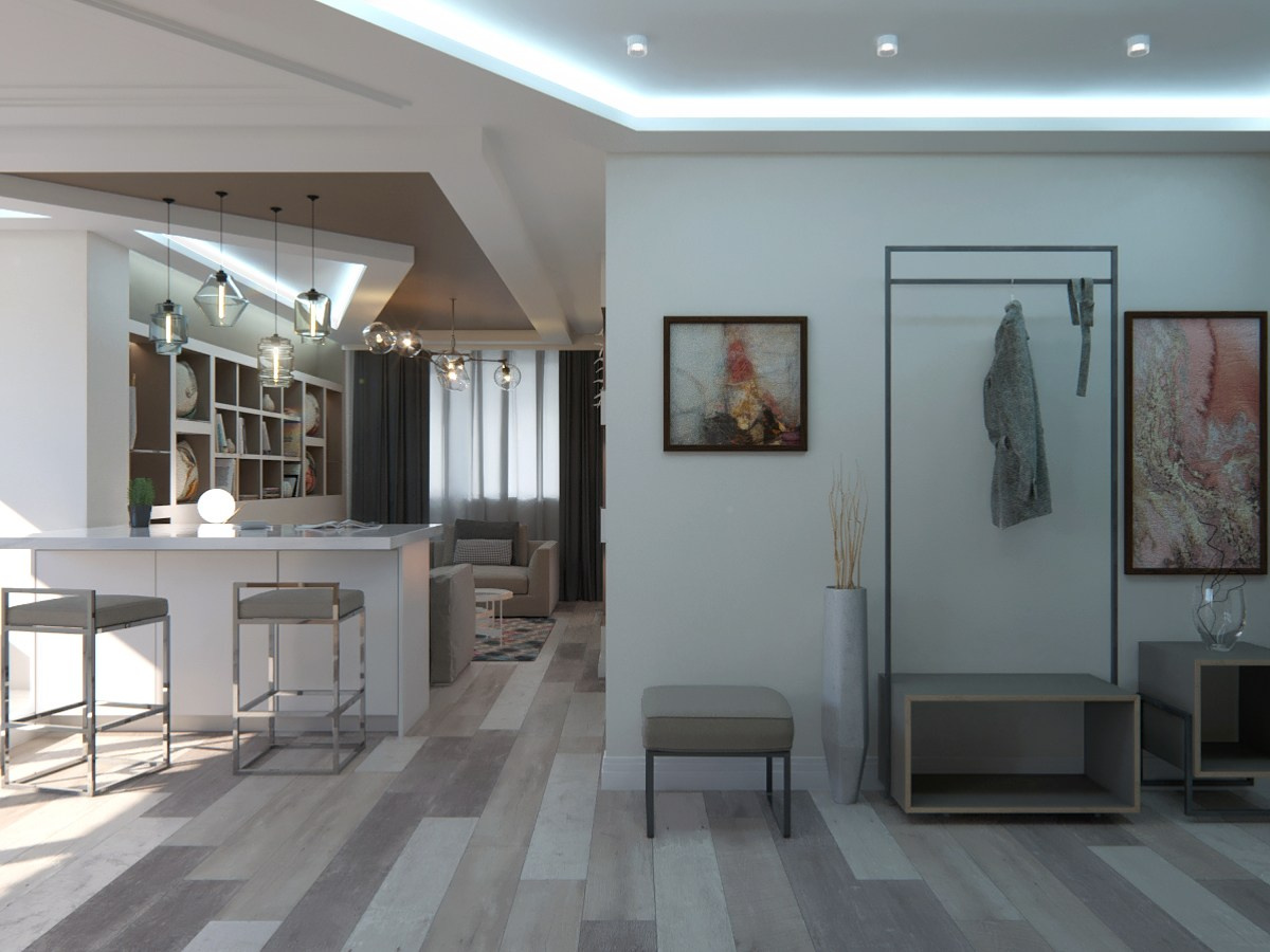 Интерьер апартаментов (г. Батайск)