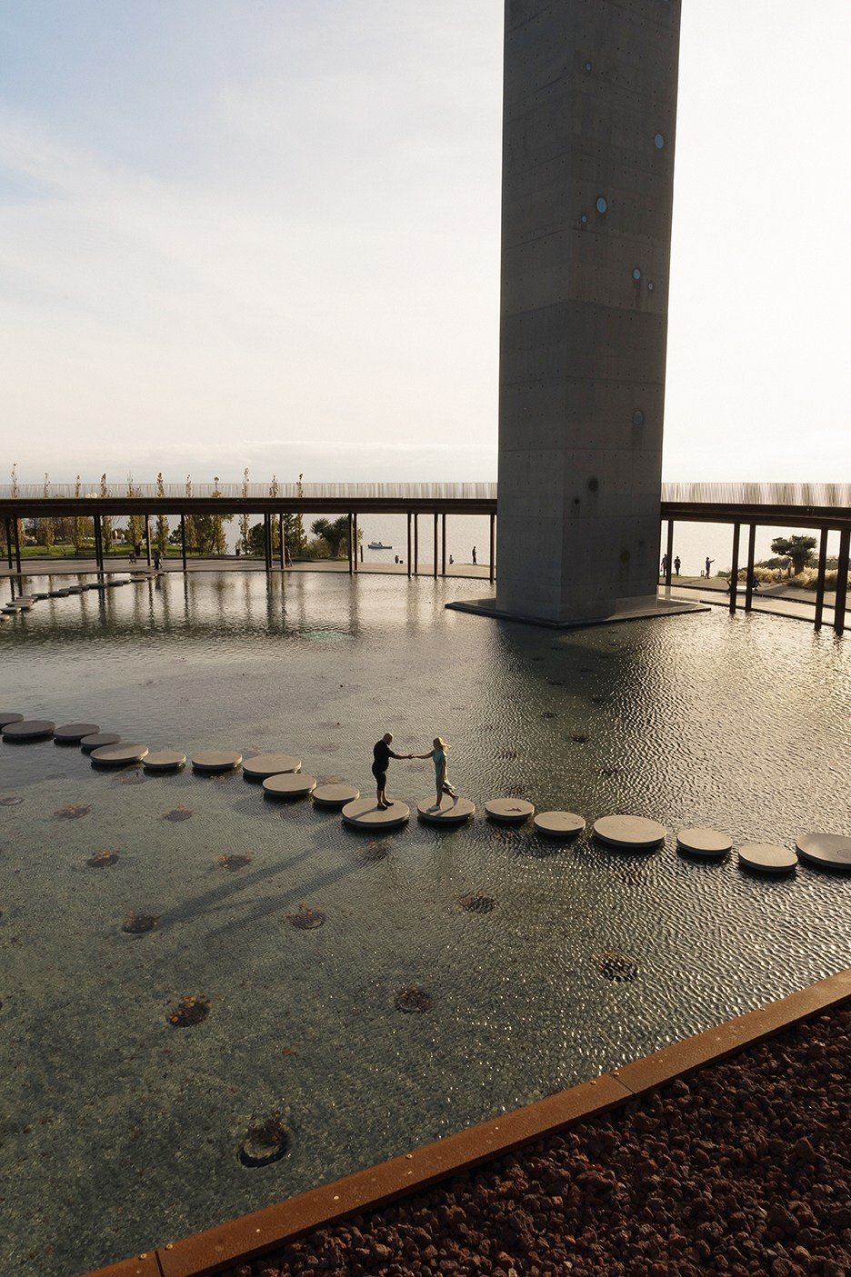 Съёмка на территории отеля. Семен Соколов