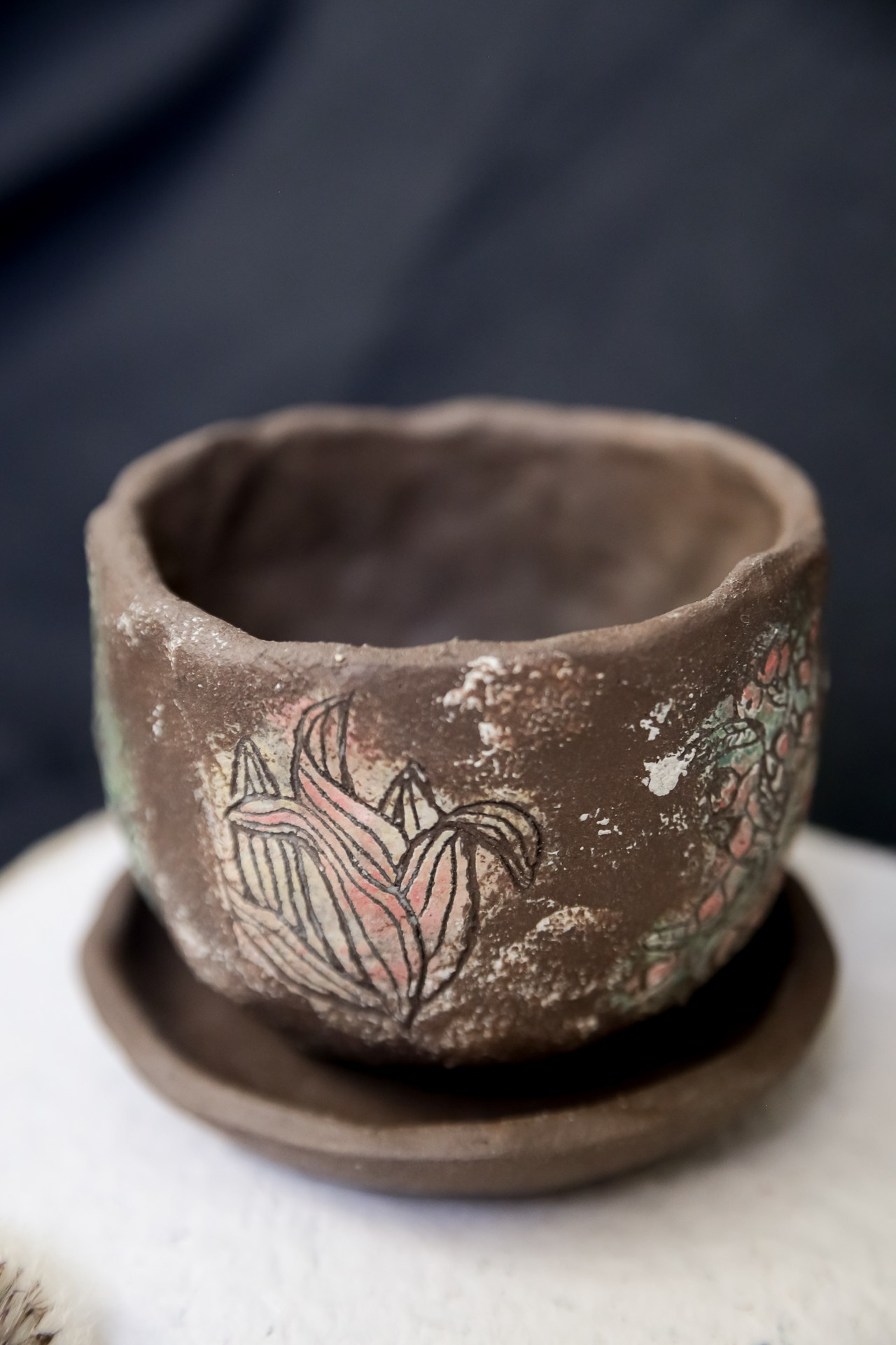 Горшочек с цветами 700 р. Катя Цвет