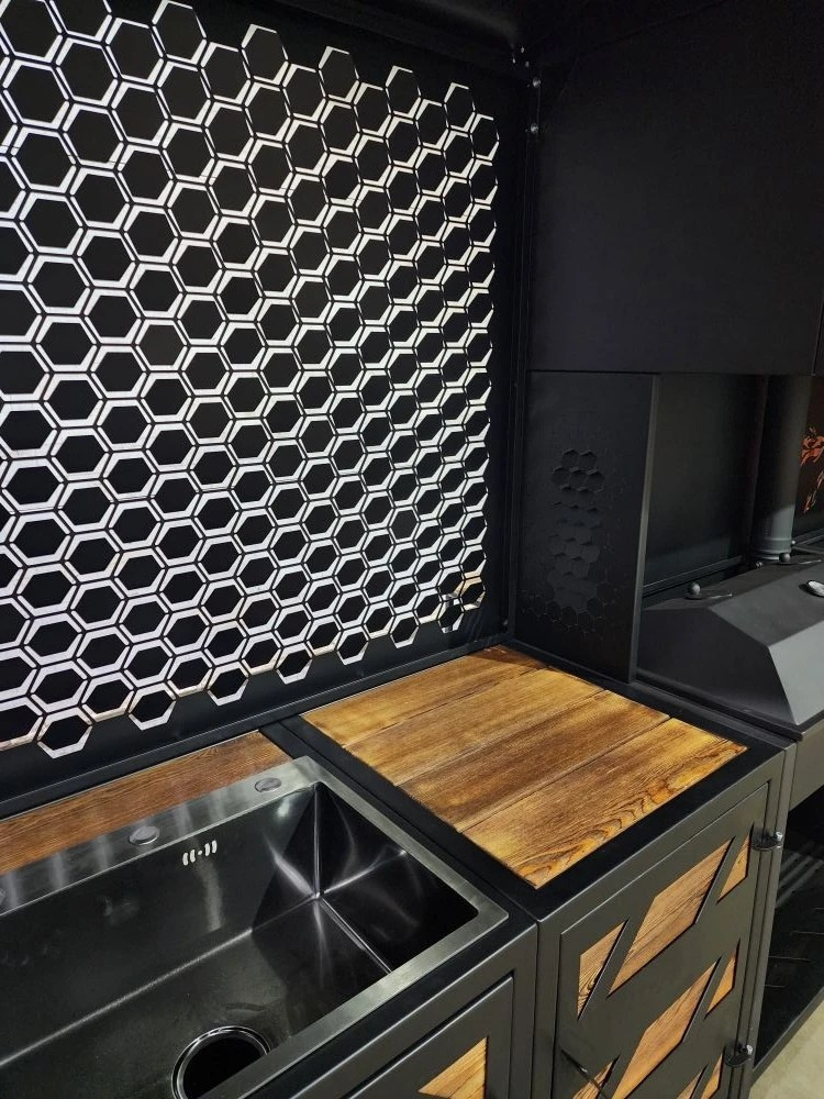 «Вектор» мангальная зона. Купить / заказать мангал для дома в Краснодаре от производителя «Дарбин»