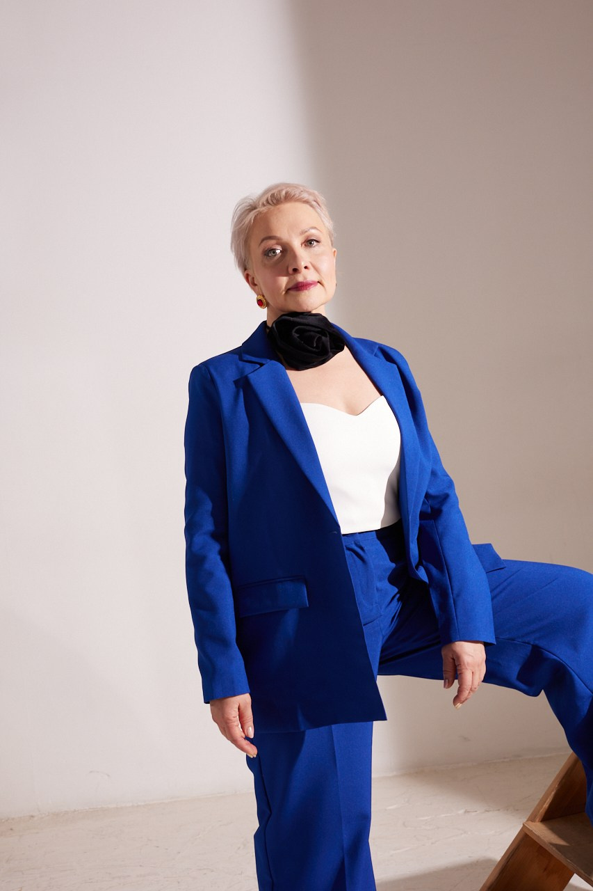 BLUE. Фотомодель