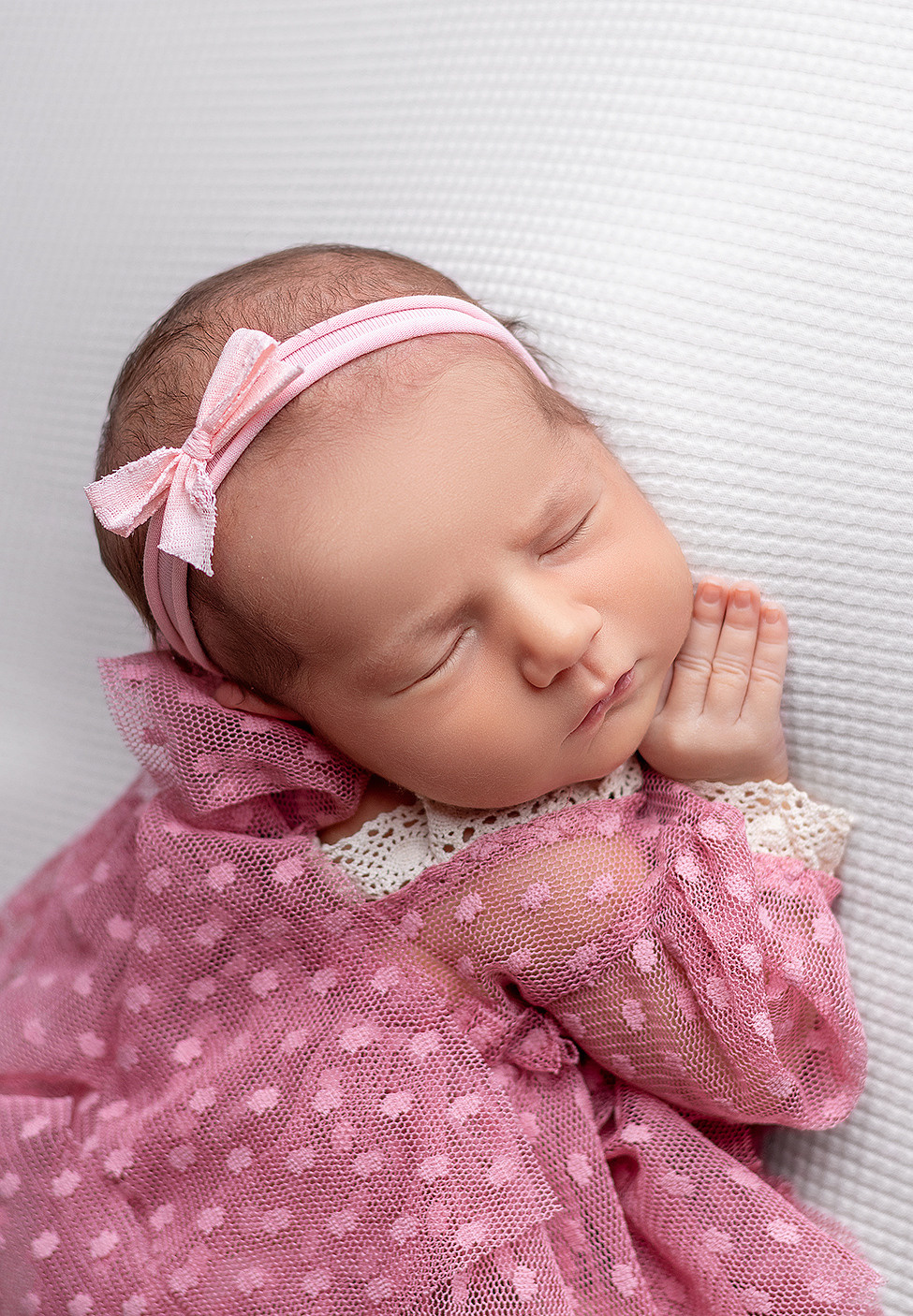 Newborn съёмка Любочки. Фотограф новорождённых и малышей до года в Москве и Московской области