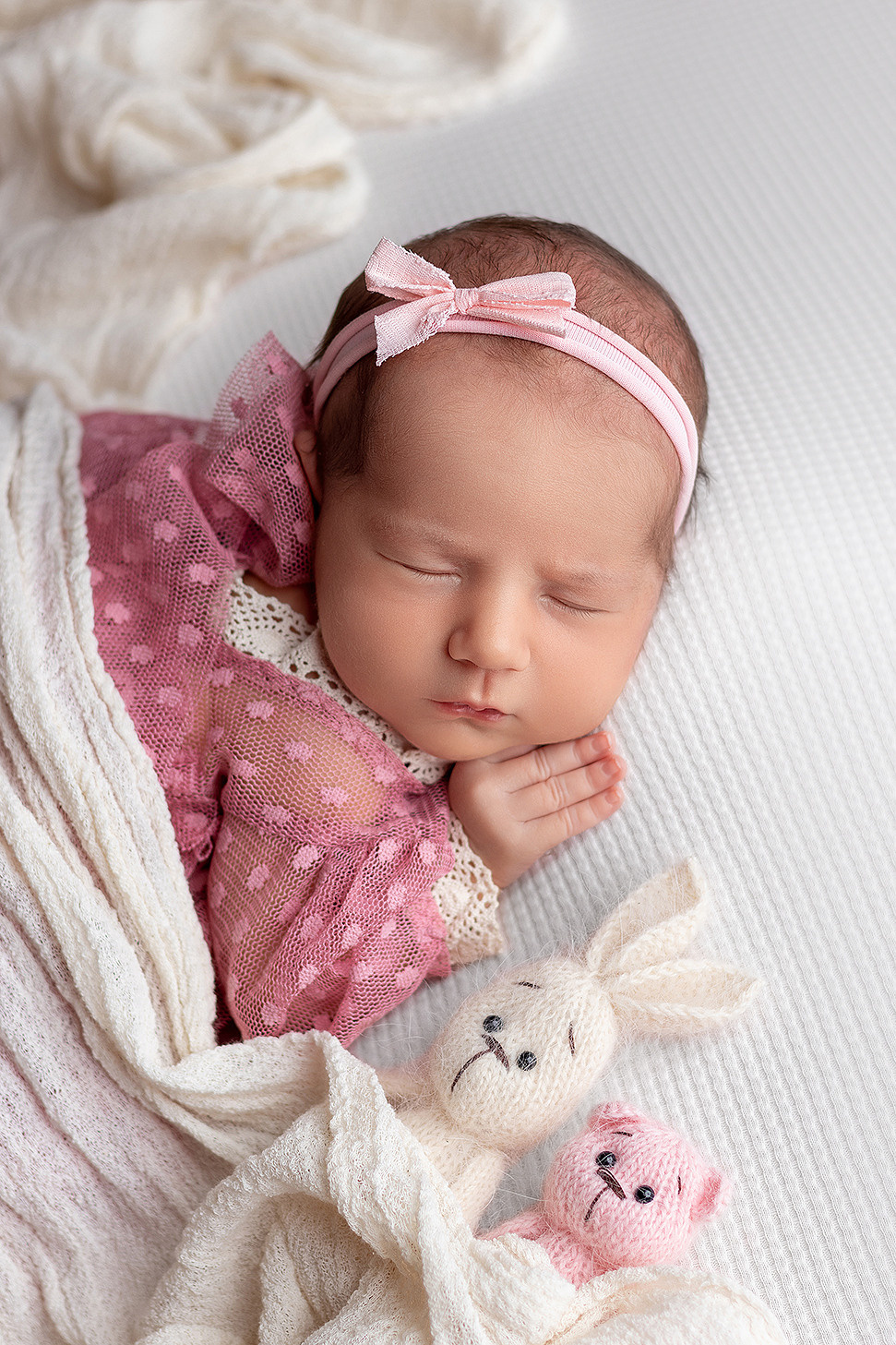 Newborn съёмка Любочки. Фотограф новорождённых и малышей до года в Москве и Московской области