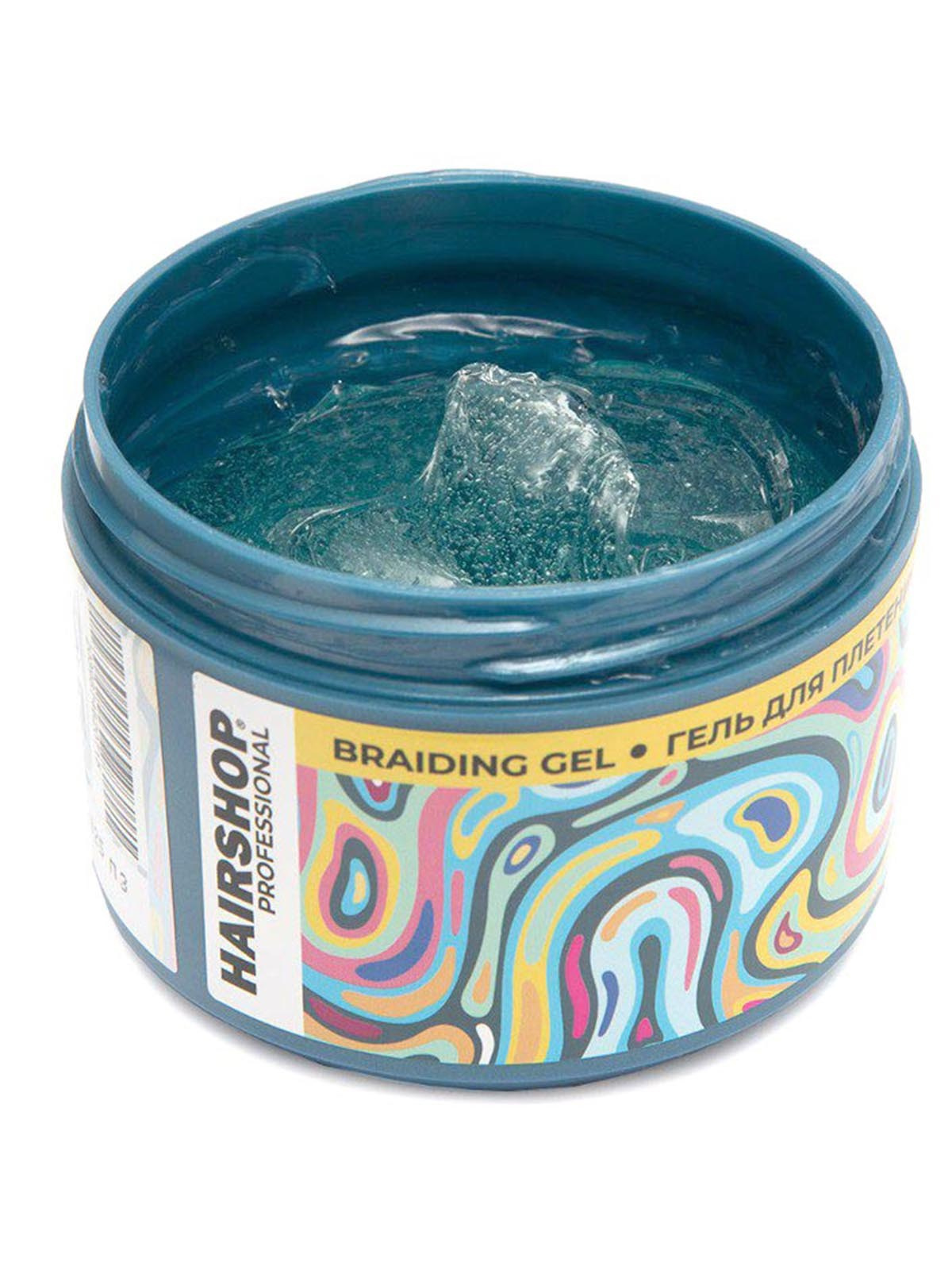 Предметная съёмка — гель для укладки волос Hairshop, голубой.