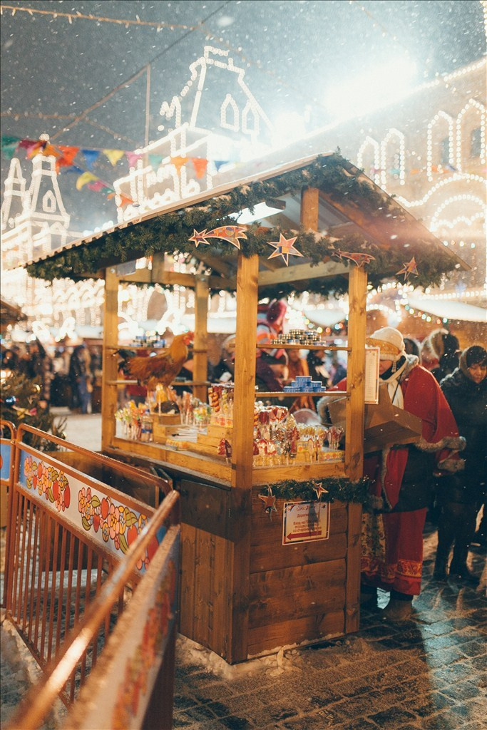 Москва в Январе